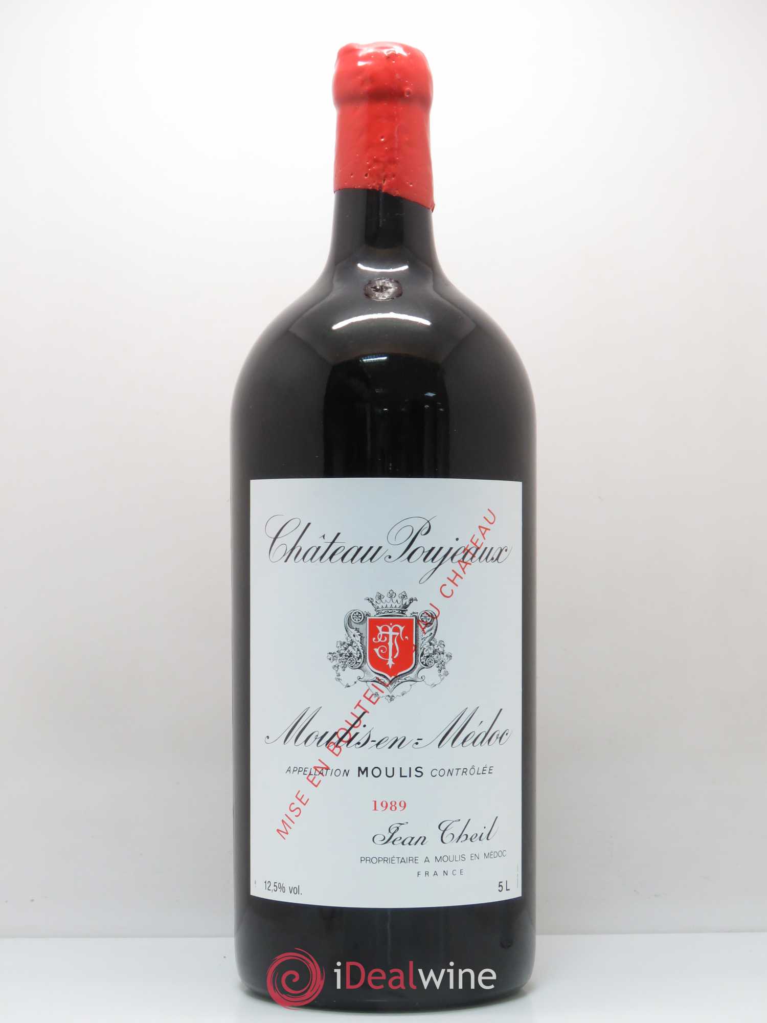 Château Poujeaux 1989 - Lot de 1 jeroboam - 0