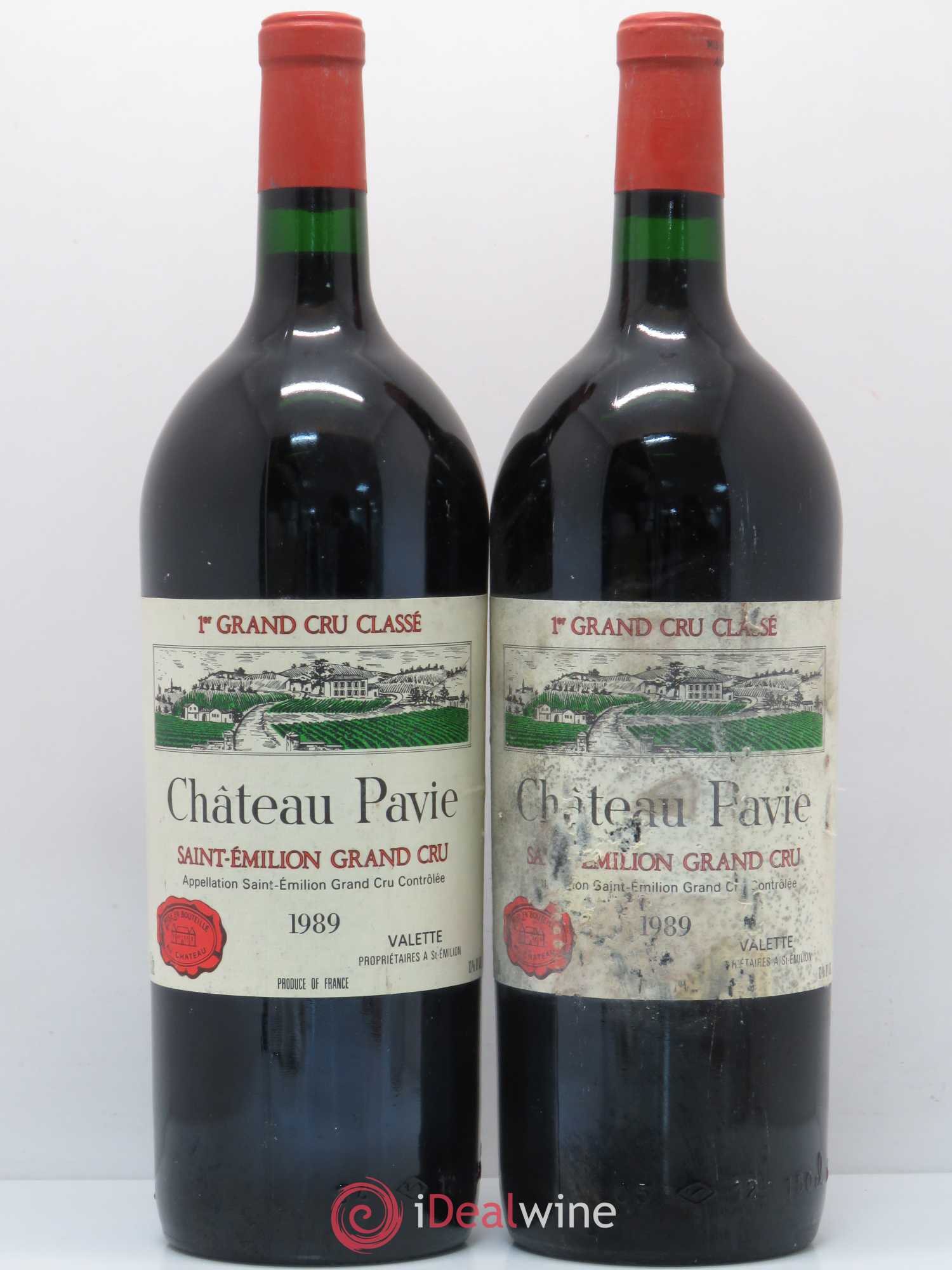 Château Pavie 1er Grand Cru Classé A 1989 - Lot de 2 magnums - 0
