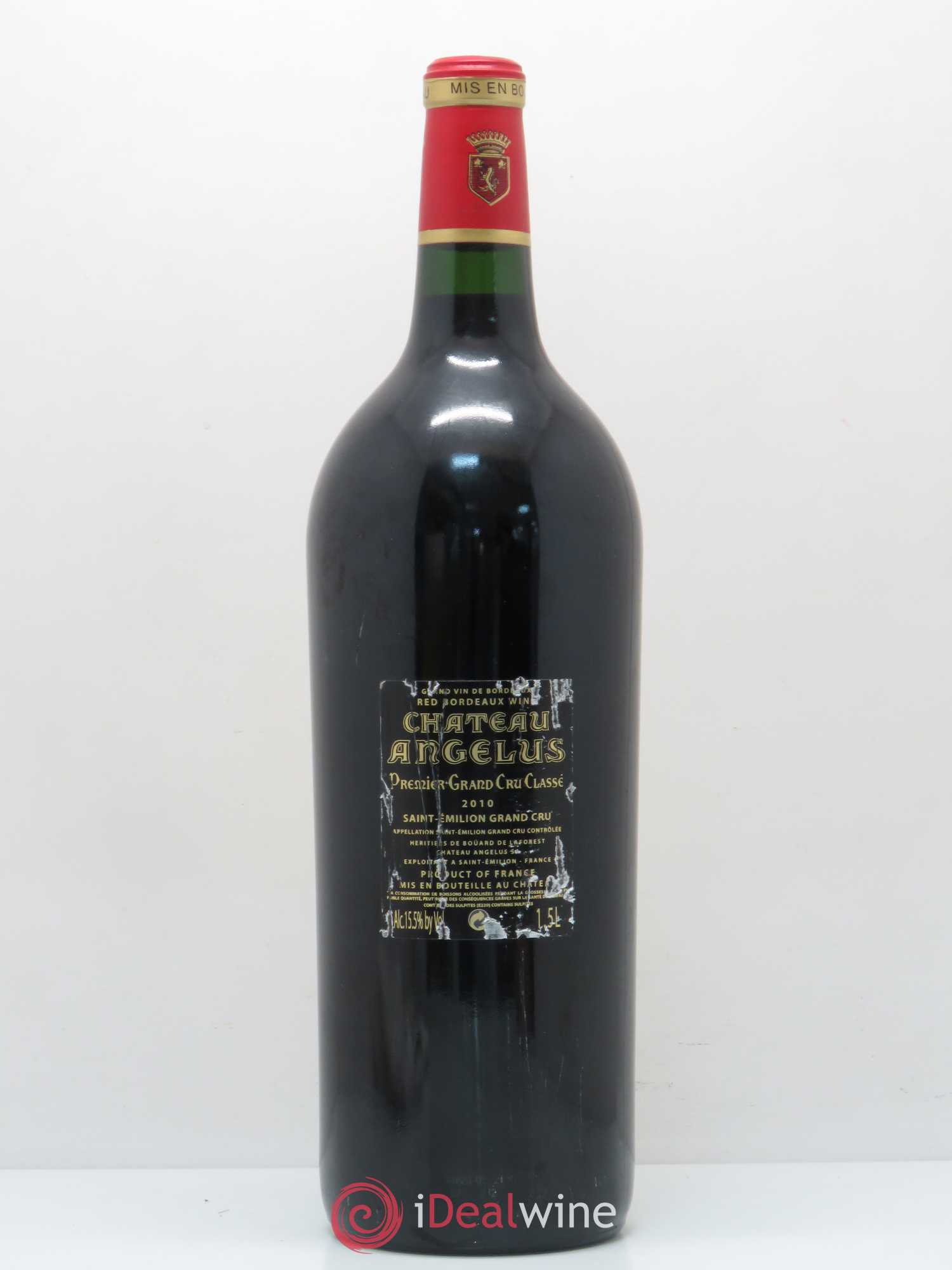 Château Angélus 1er Grand Cru Classé A 2010 - Lot de 1 magnum - 1