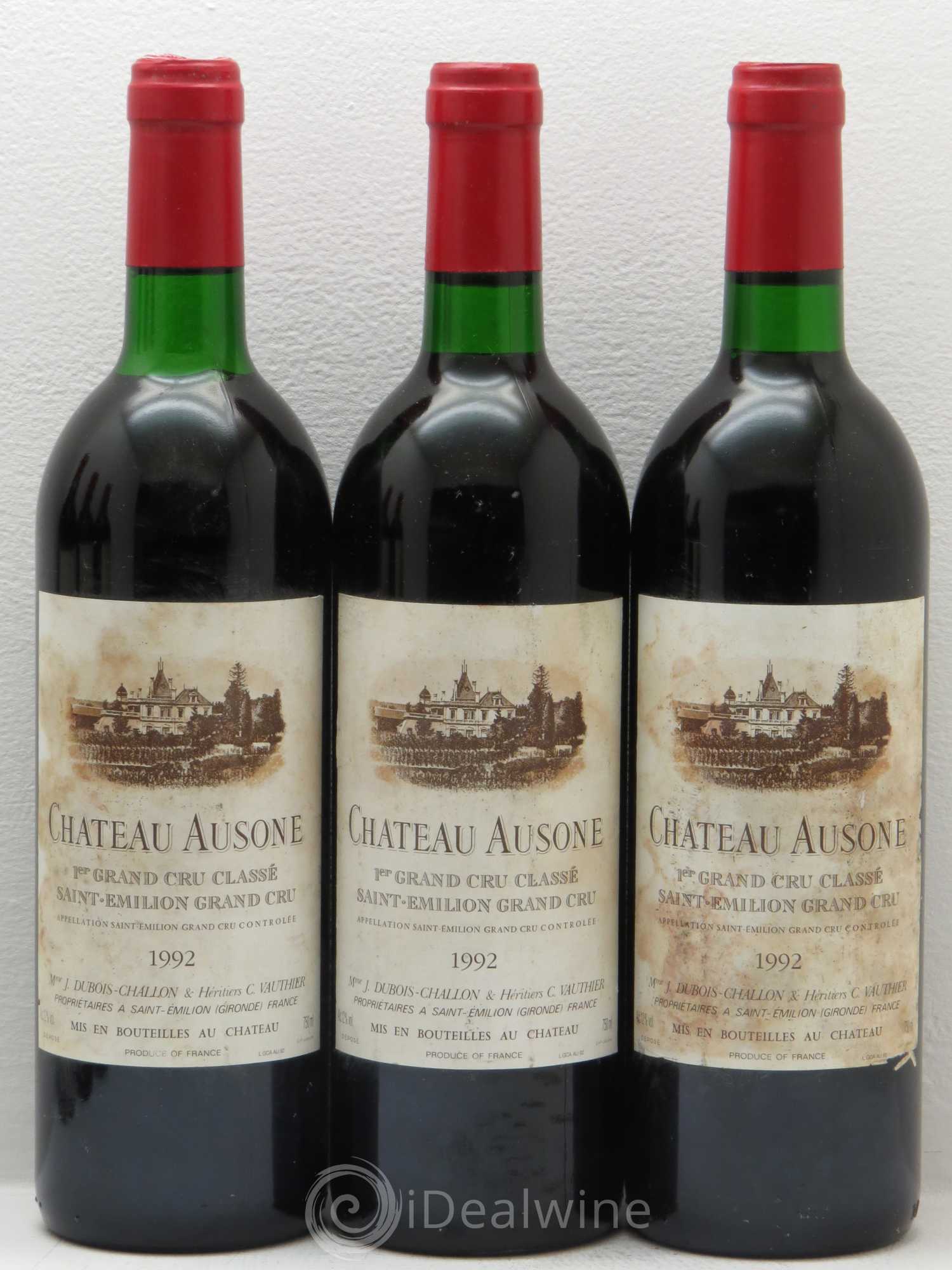 Château Ausone 1er Grand Cru Classé A 1992 - Lot de 12 bouteilles - 3