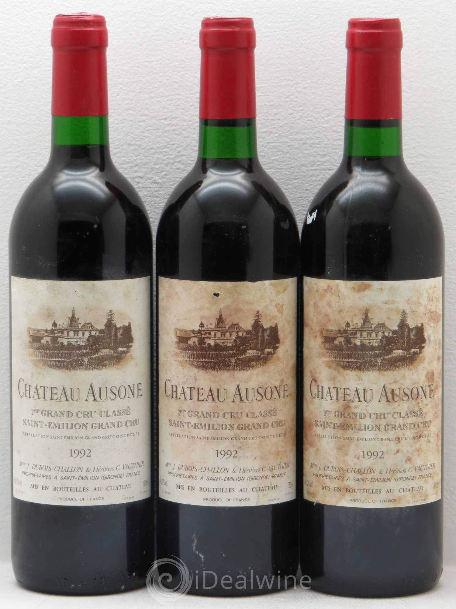 Château Ausone 1er Grand Cru Classé A 1992 - Lot de 12 bouteilles - 4