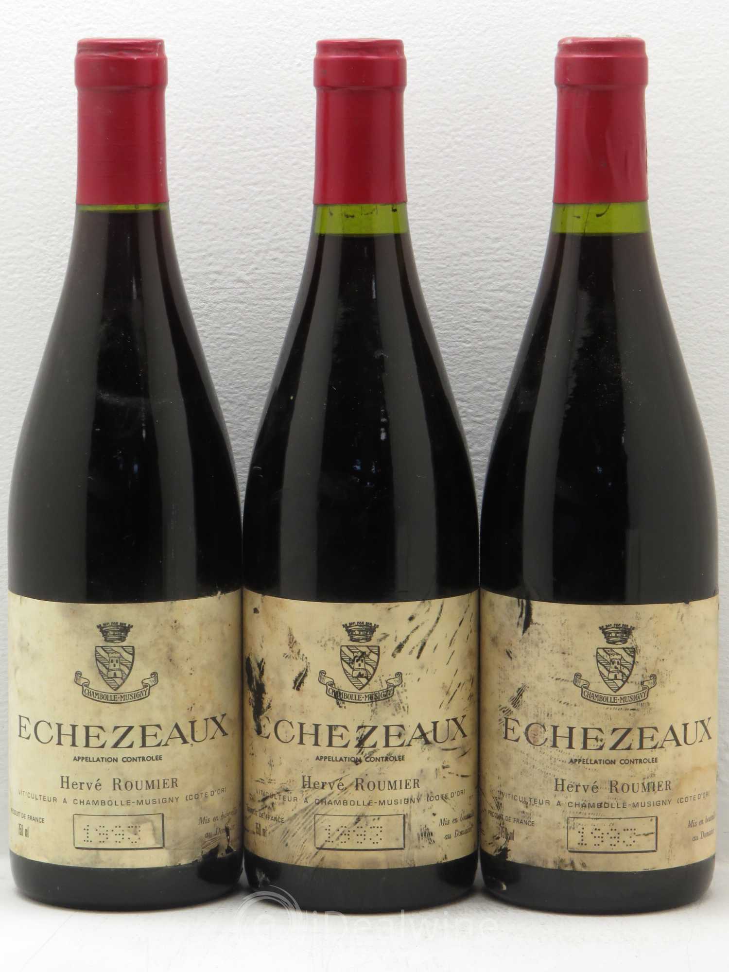 Echezeaux Grand Cru Hervé Roumier 1993 - Lot de 3 bouteilles - 0