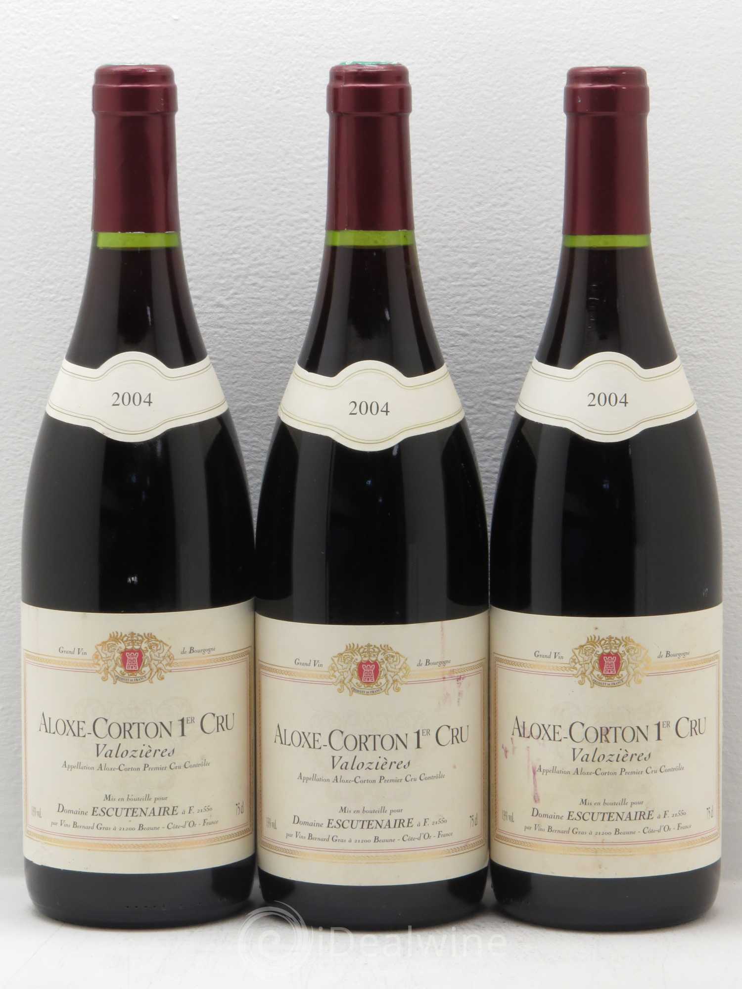 Aloxe-Corton 1er Cru Domaine Escutenaire 2004 - Posten von 3 Flaschen - 0