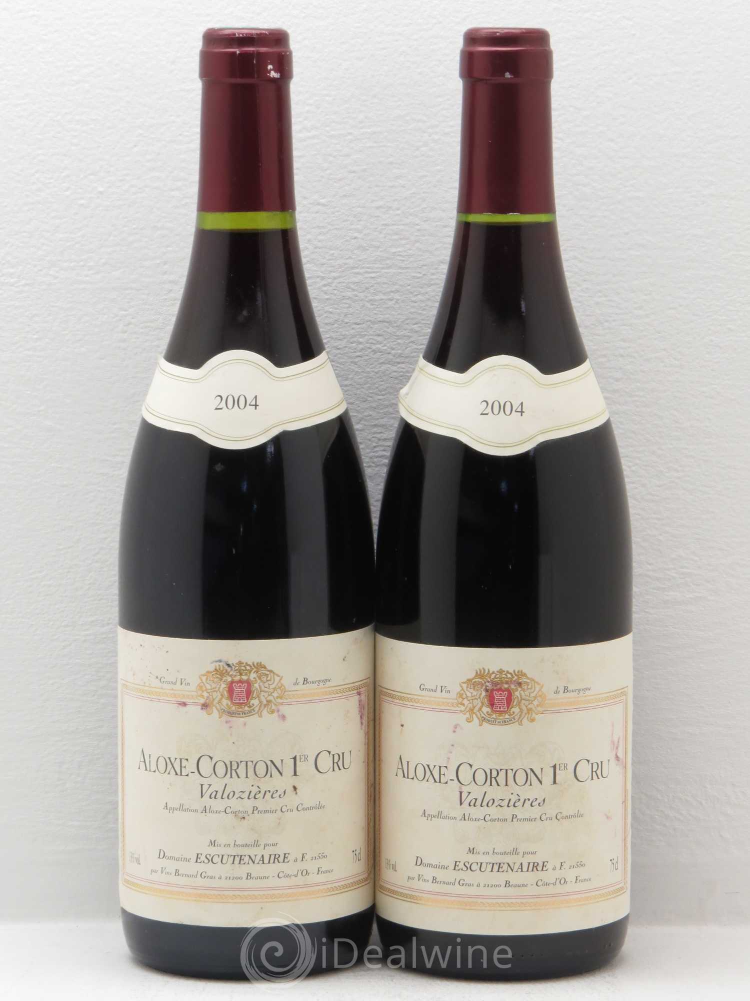 Aloxe-Corton 1er Cru Domaine Escutenaire 2004 - Posten von 2 Flaschen - 0