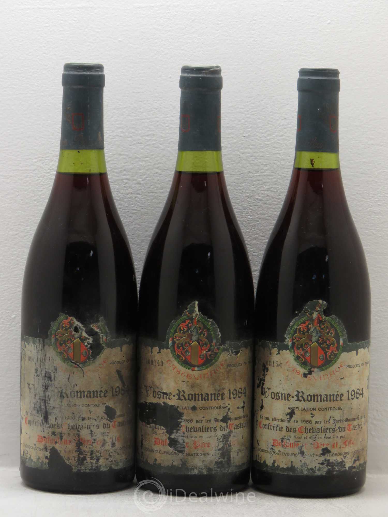 Vosne-Romanée Dufouleur Tastevinage 1984 - Posten von 3 Flaschen - 0