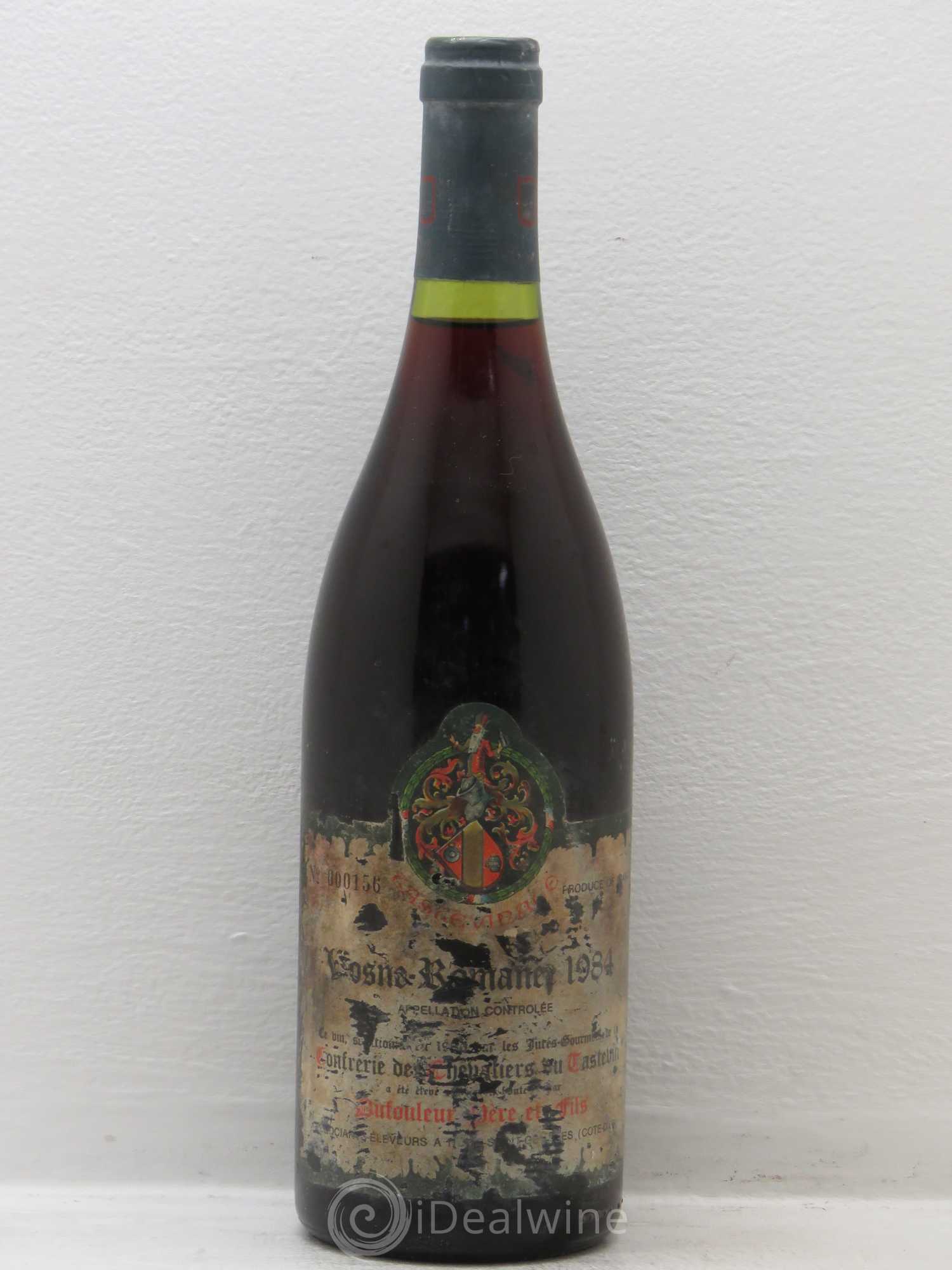 Vosne-Romanée Dufouleur Tastevinage 1984 - Posten von 1 Flasche - 0