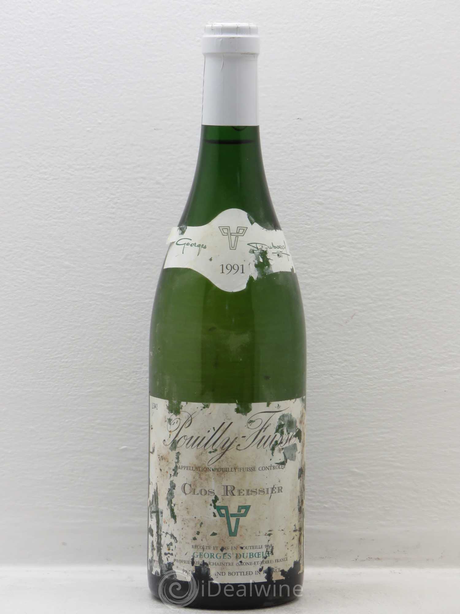 Pouilly-Fuissé (sans prix de réserve) 1991 - Lot de 1 bouteille - 0