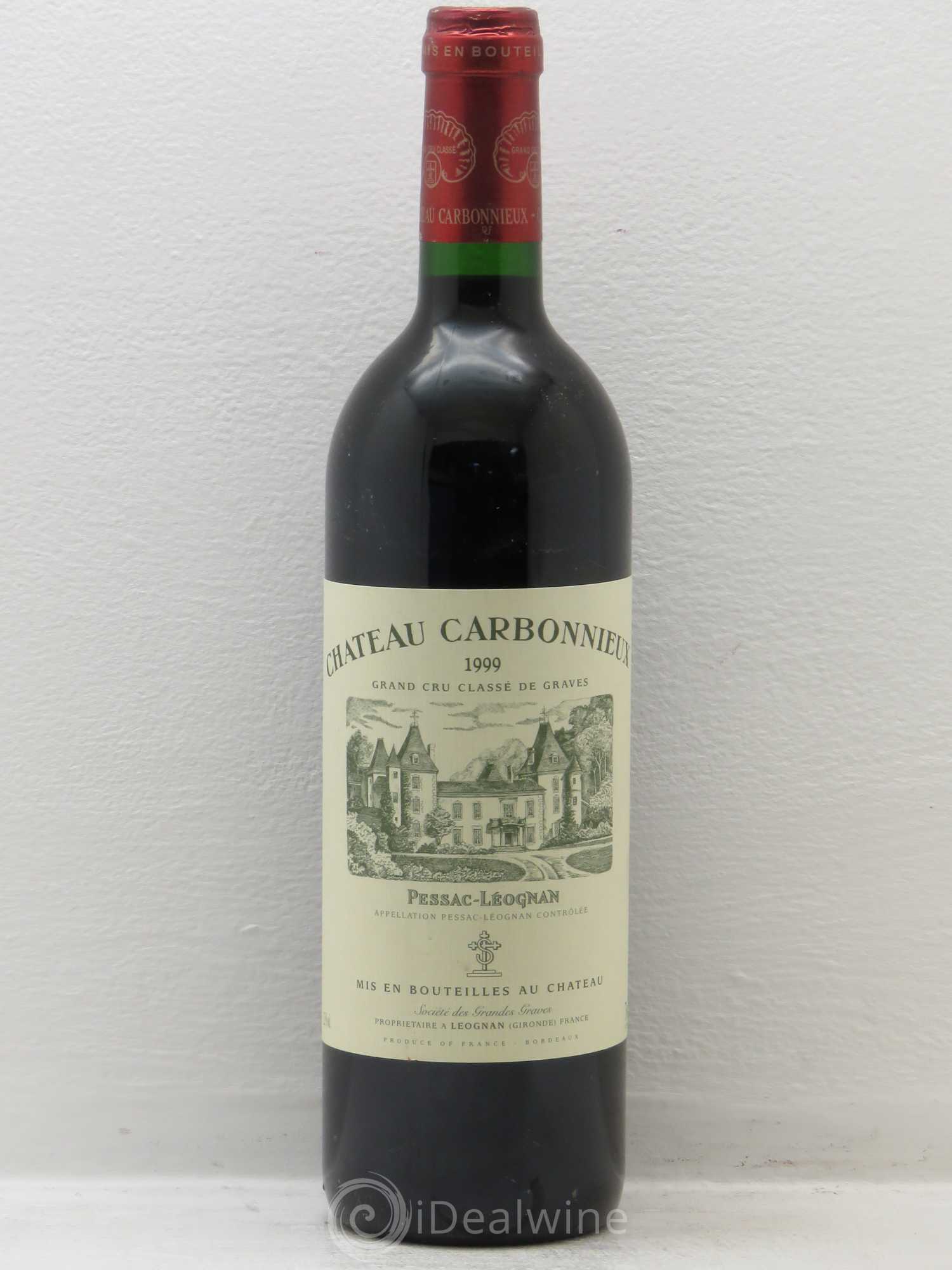 Château Carbonnieux Cru Classé de Graves 1999 - Lot de 1 bouteille - 0