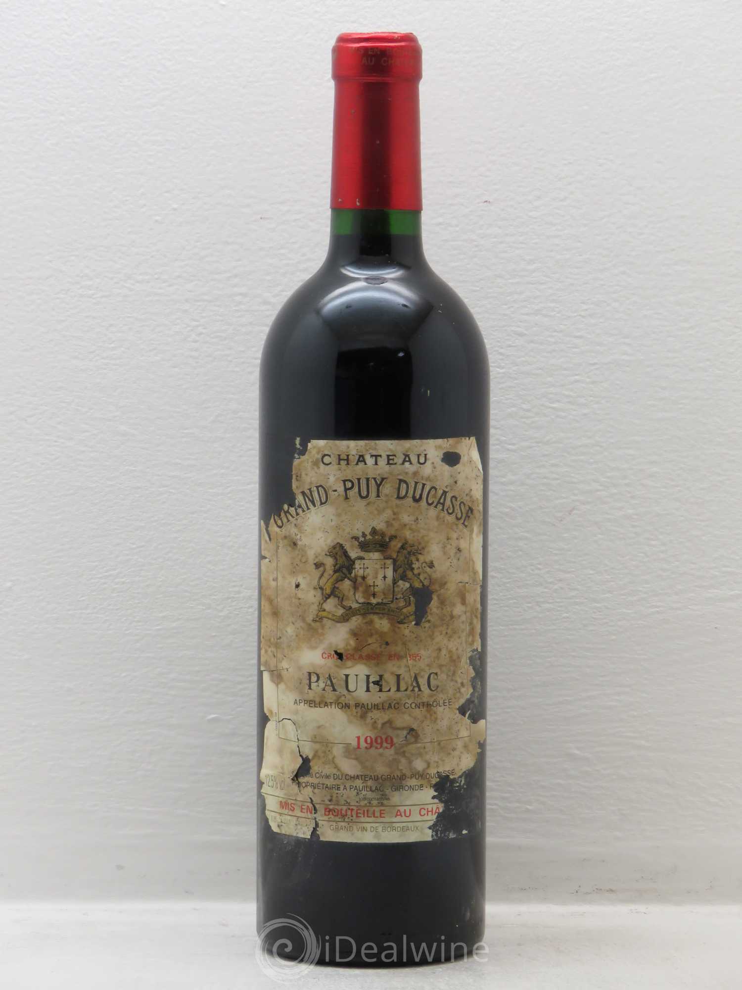 Château Grand Puy Ducasse 5ème Grand Cru Classé 1999 - Lot de 1 bouteille - 0