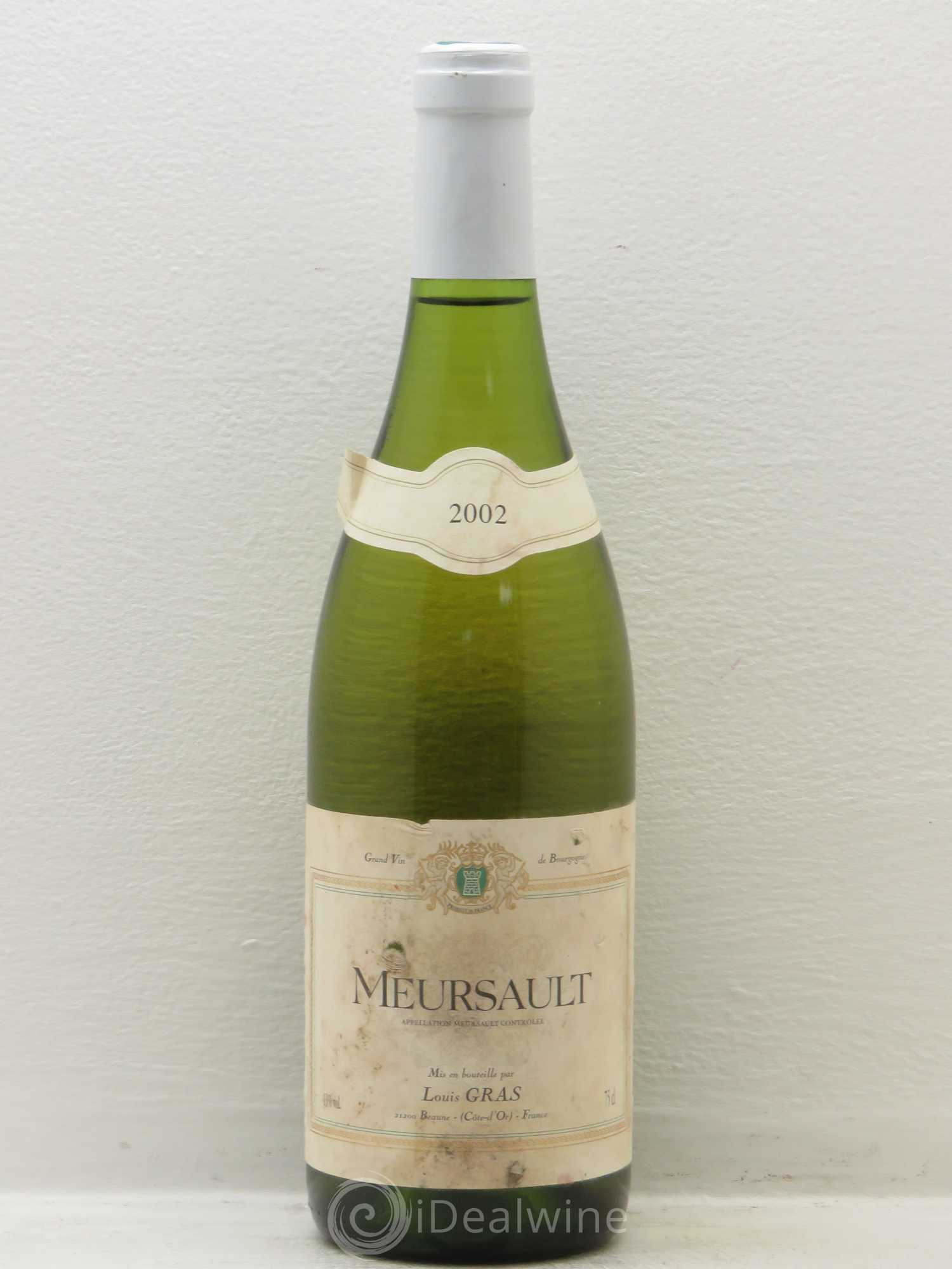 Meursault Louis Gras 2002 - Posten von 1 Flasche - 0