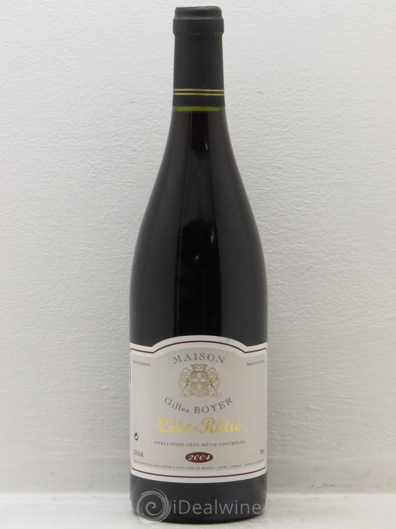 Côte-Rôtie Domaine Gilles Boyer 2004 - Posten von 6 Flaschen - 0