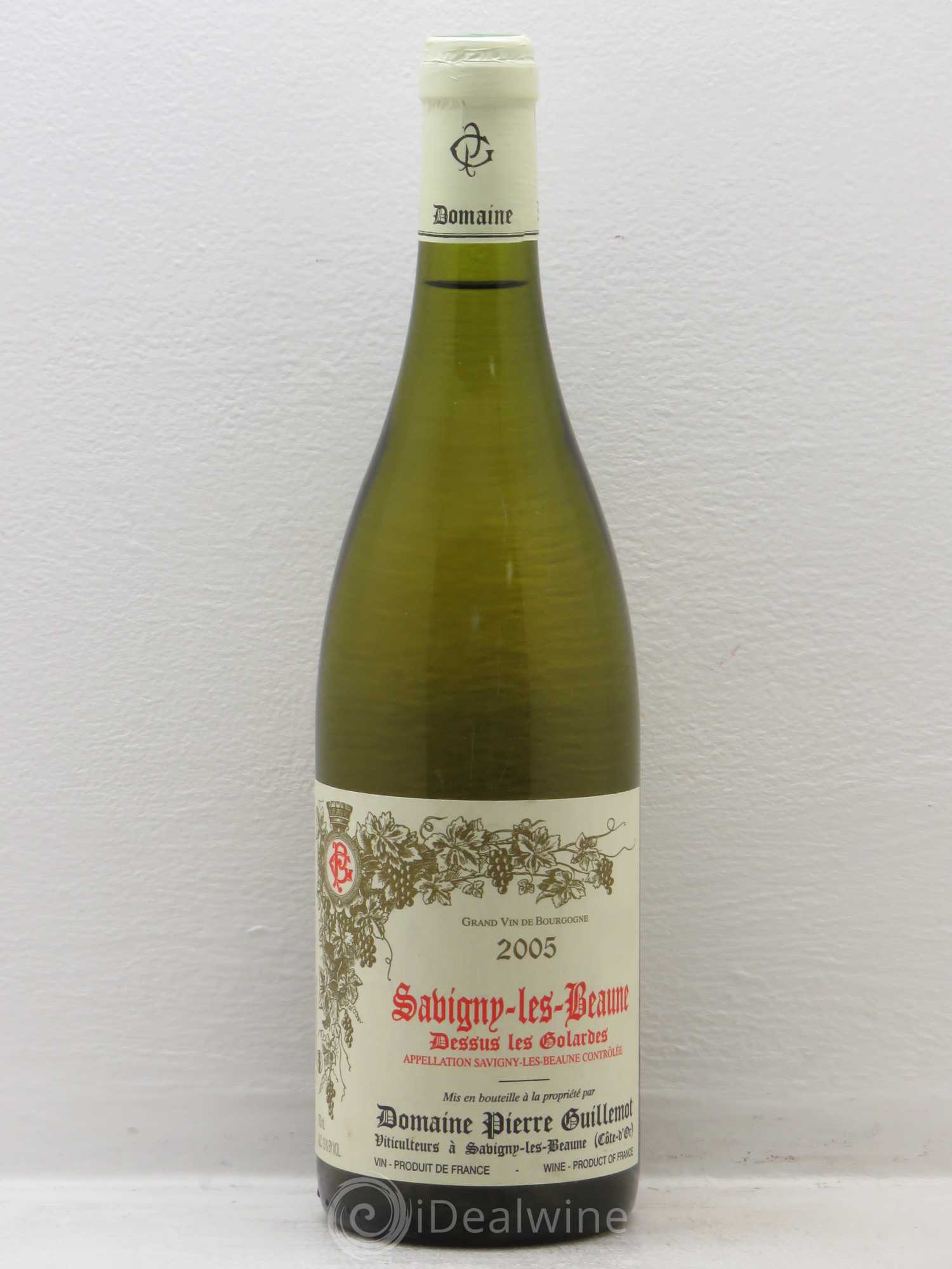 Savigny-lès-Beaune Dessus les Golardes Domaine Pierre Guillemot 2005 - Posten von 1 Flasche - 0