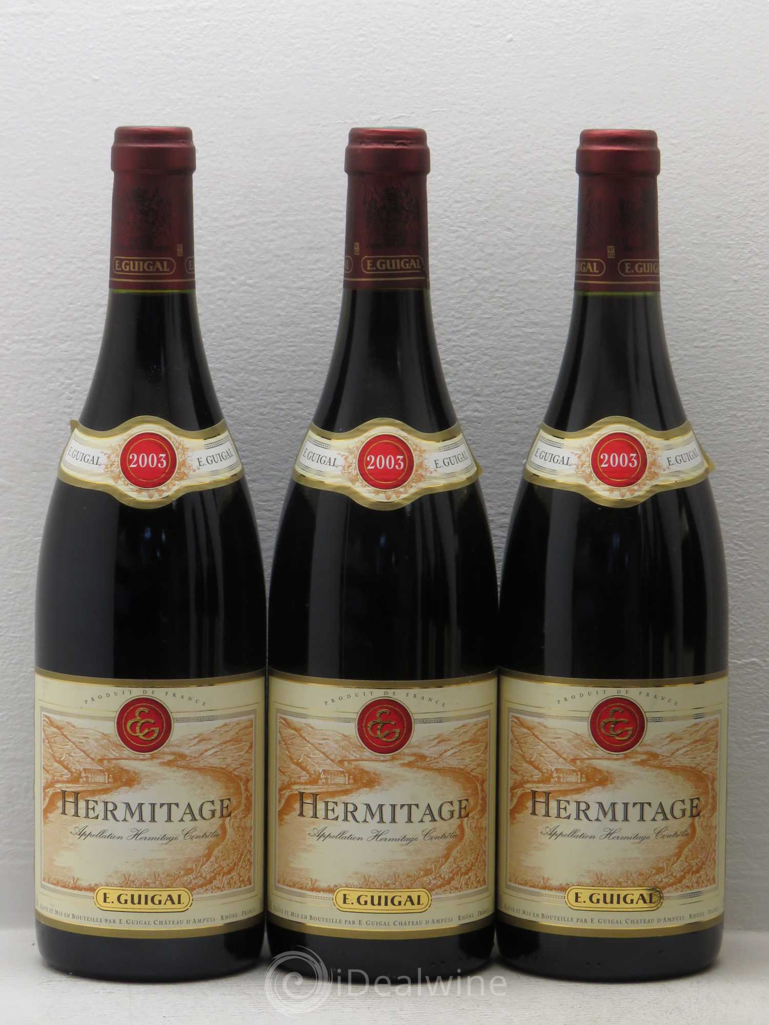 Hermitage Guigal 2003 - Lot de 6 bouteilles - 1