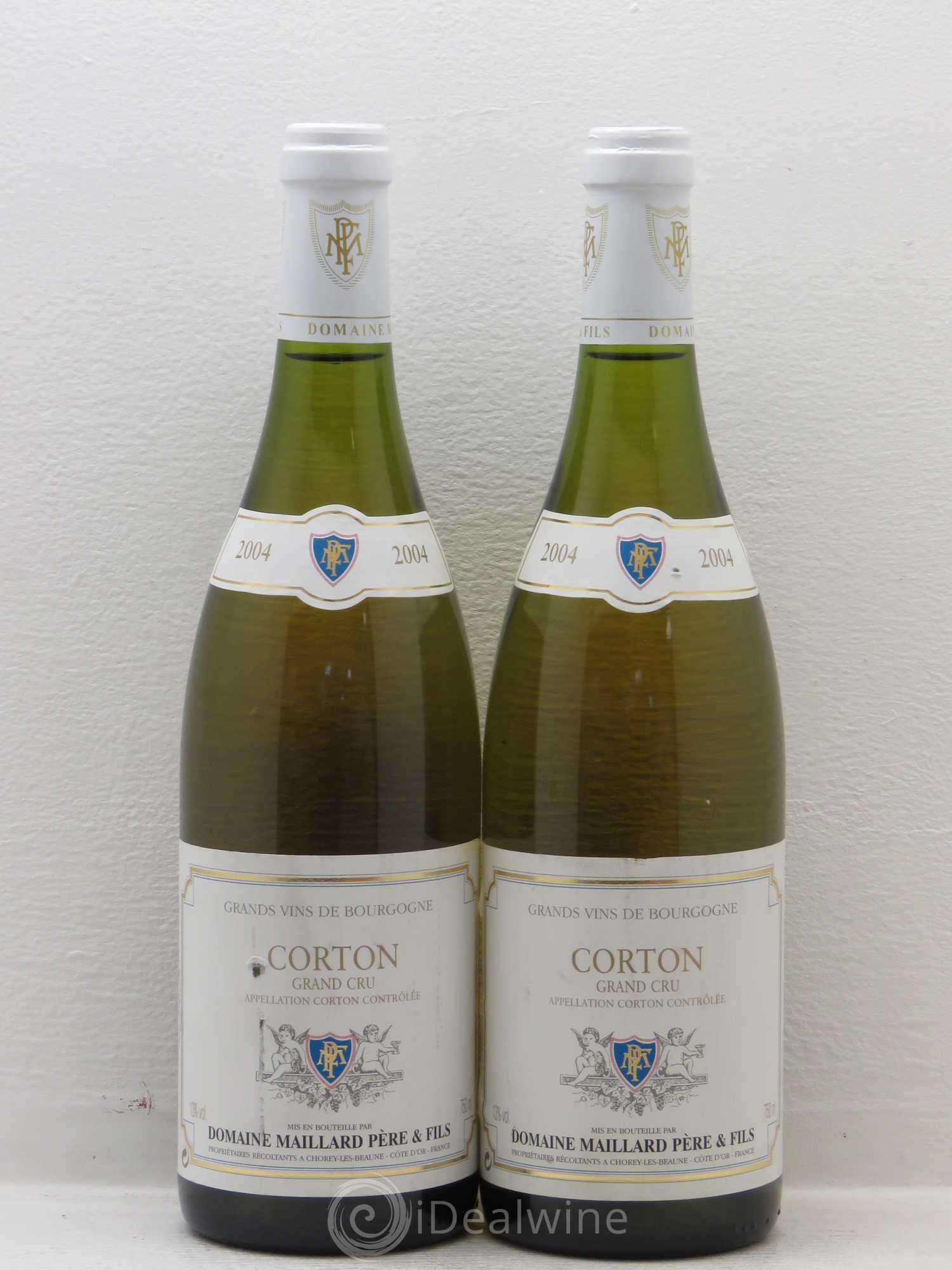 Corton Grand Cru Domaine Maillard 2004 - Posten von 2 Flaschen - 0