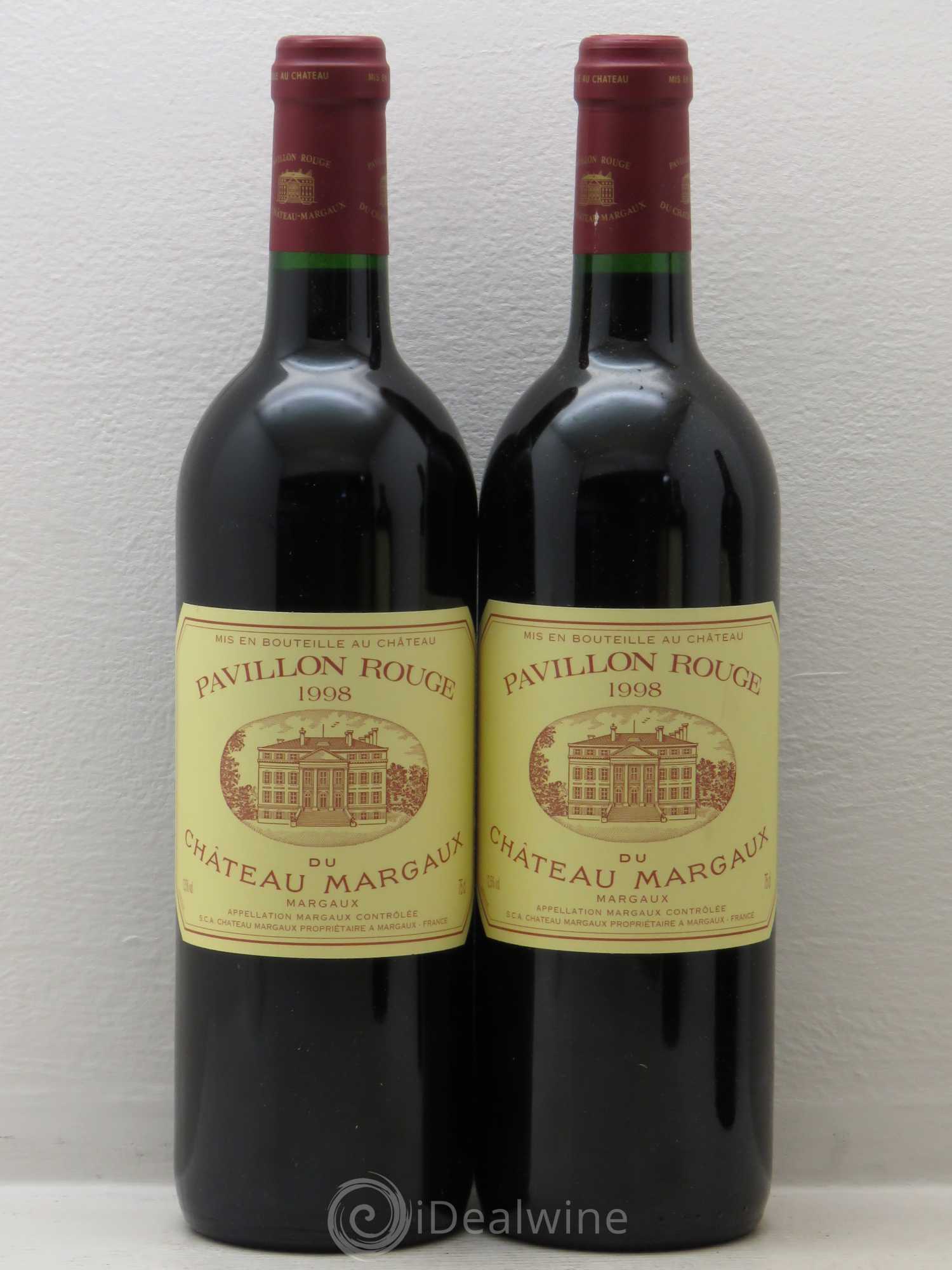Pavillon Rouge du Château Margaux Second Vin 1998 - Lot de 4 bouteilles - 1