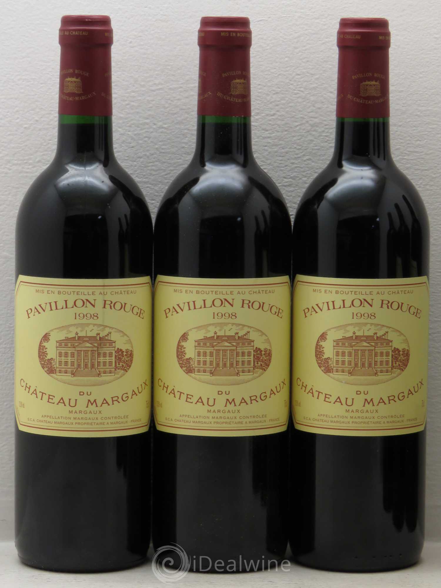 Pavillon Rouge du Château Margaux Second Vin 1998 - Lot de 6 bouteilles - 1