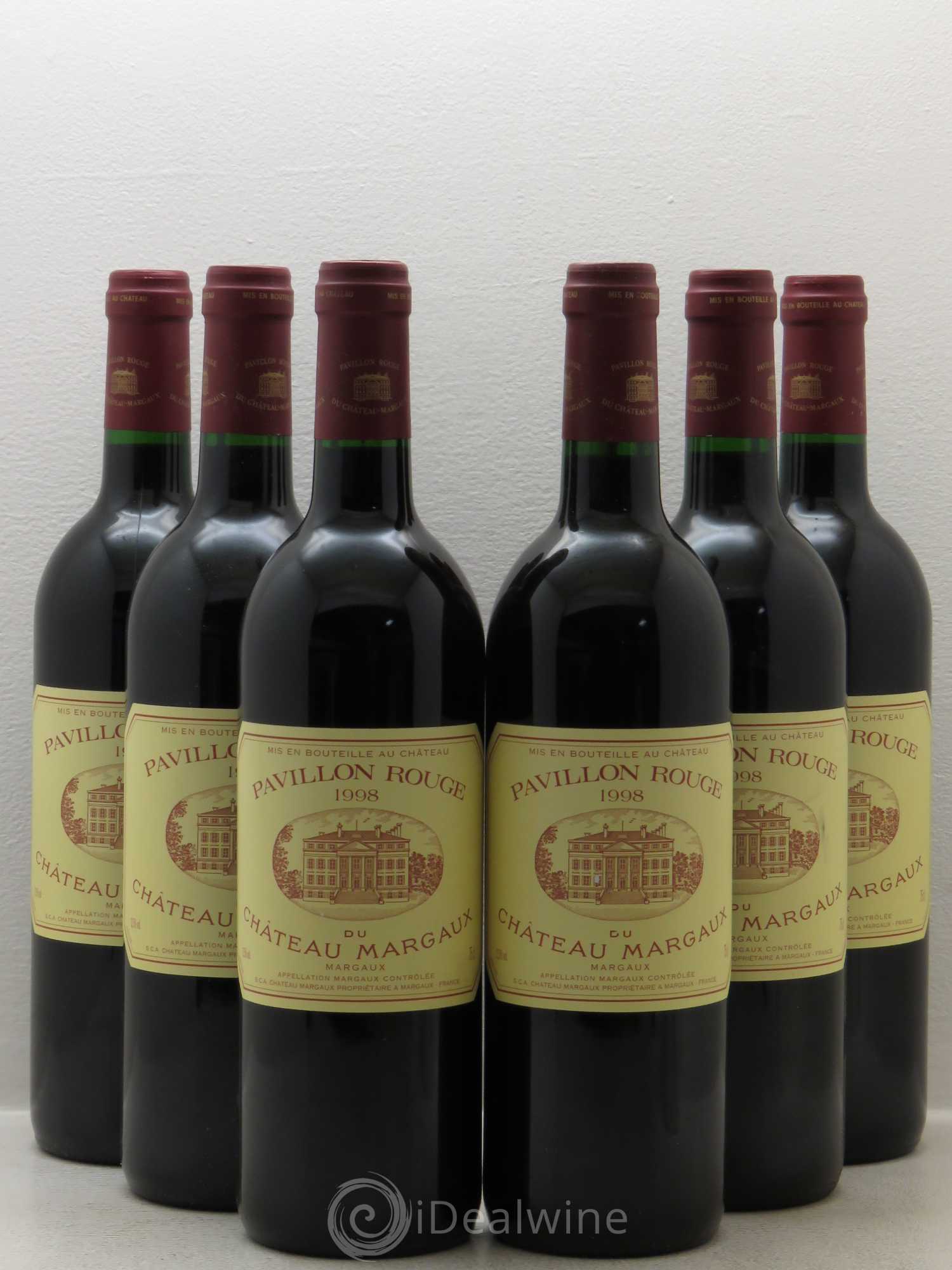 Pavillon Rouge du Château Margaux Second Vin 1998 - Lot de 6 bouteilles - 0