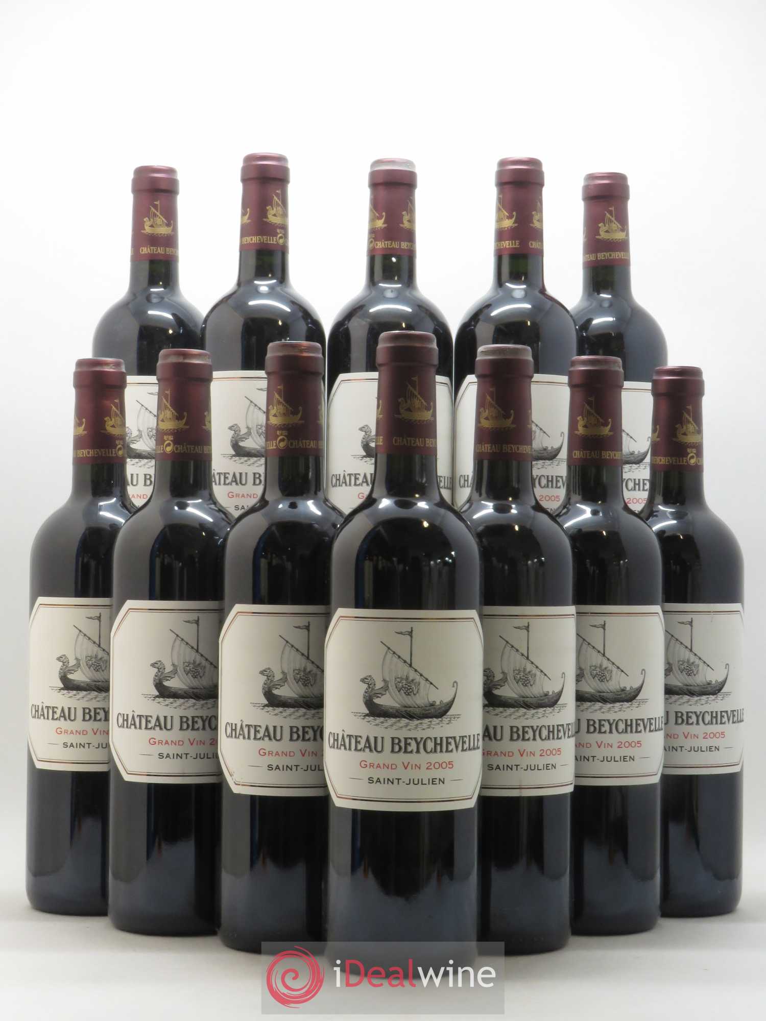 Château Beychevelle 4ème Grand Cru Classé 2005 - Lot de 12 bouteilles - 0