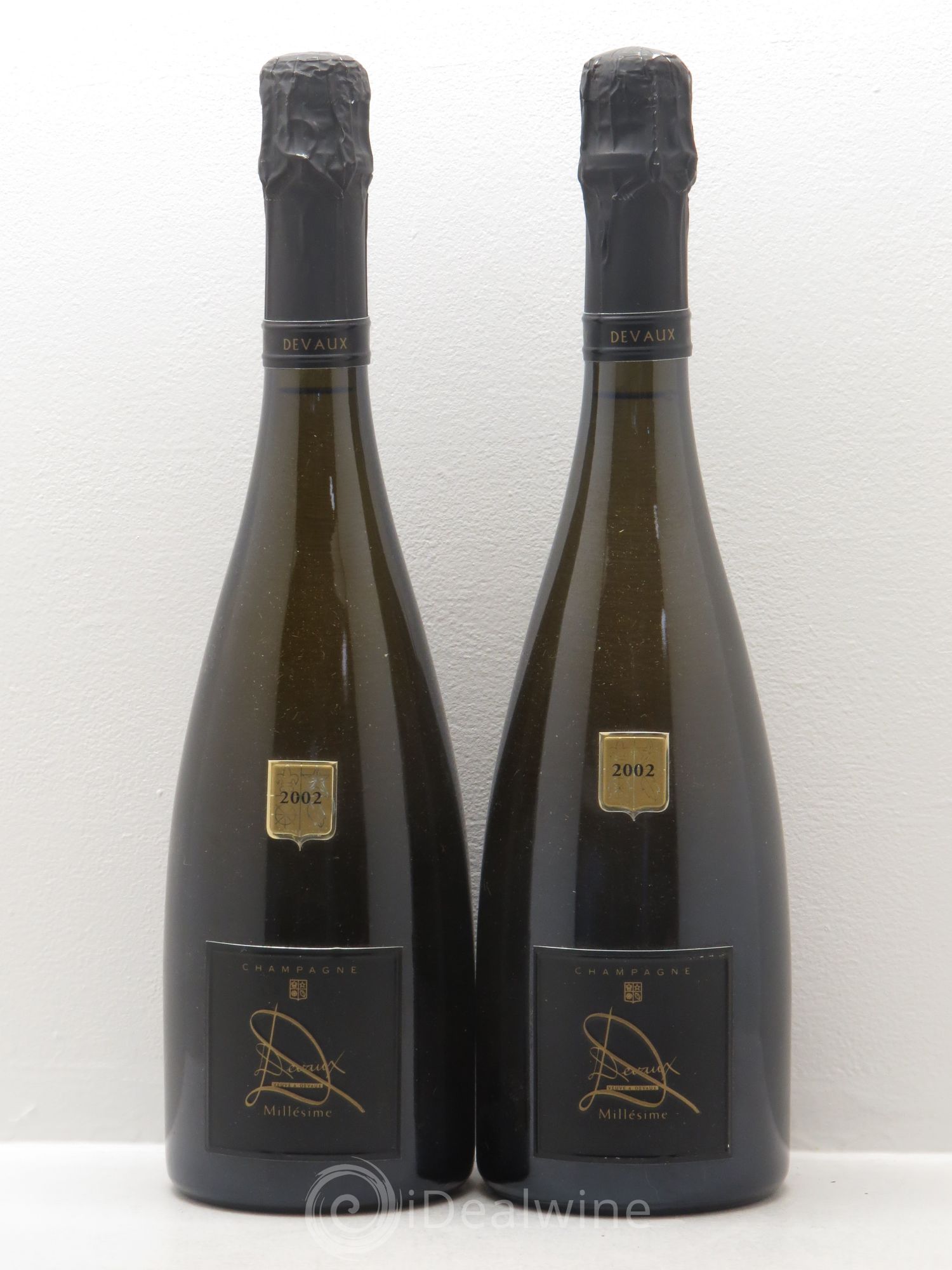 Champagne Veuve A Devaux 2002 - Lot de 2 bouteilles - 0