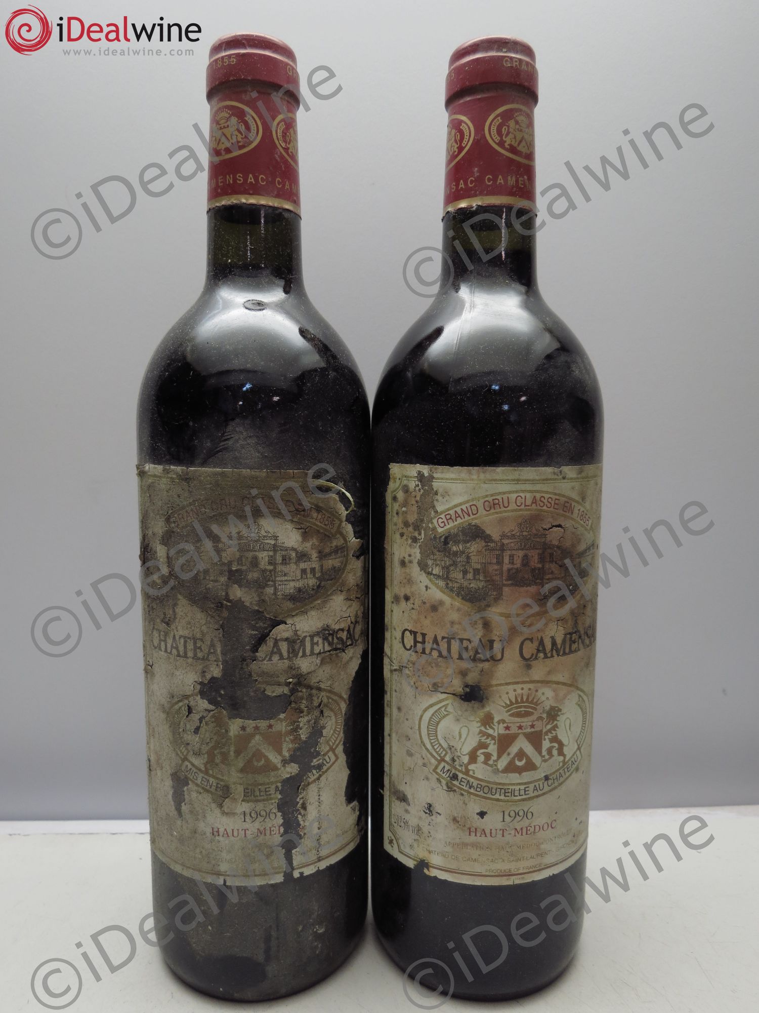 Château Camensac 5ème Grand Cru Classé 1996 - Lot de 2 bouteilles - 0
