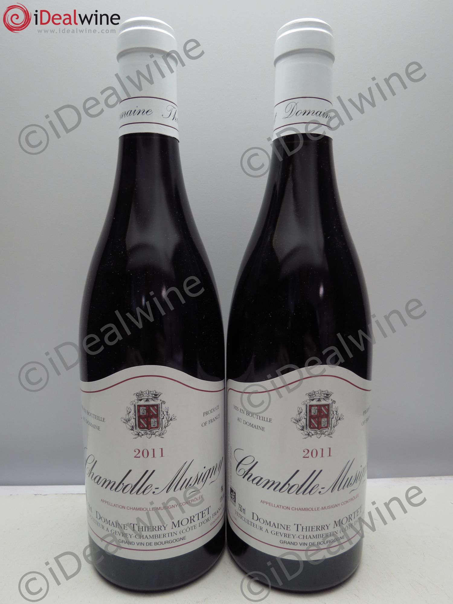 Chambolle-Musigny Thierry Mortet(sans prix de réserve / no reserve) 2011 - Posten von 2 Flaschen - 0