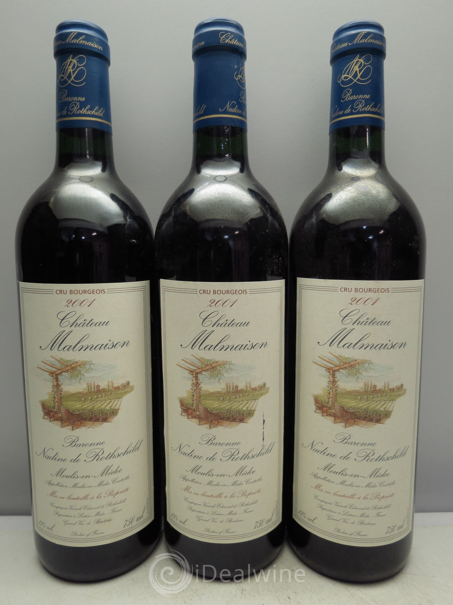Château Moulis Château Malmaison 2001 - Posten von 1 Flasche - 0