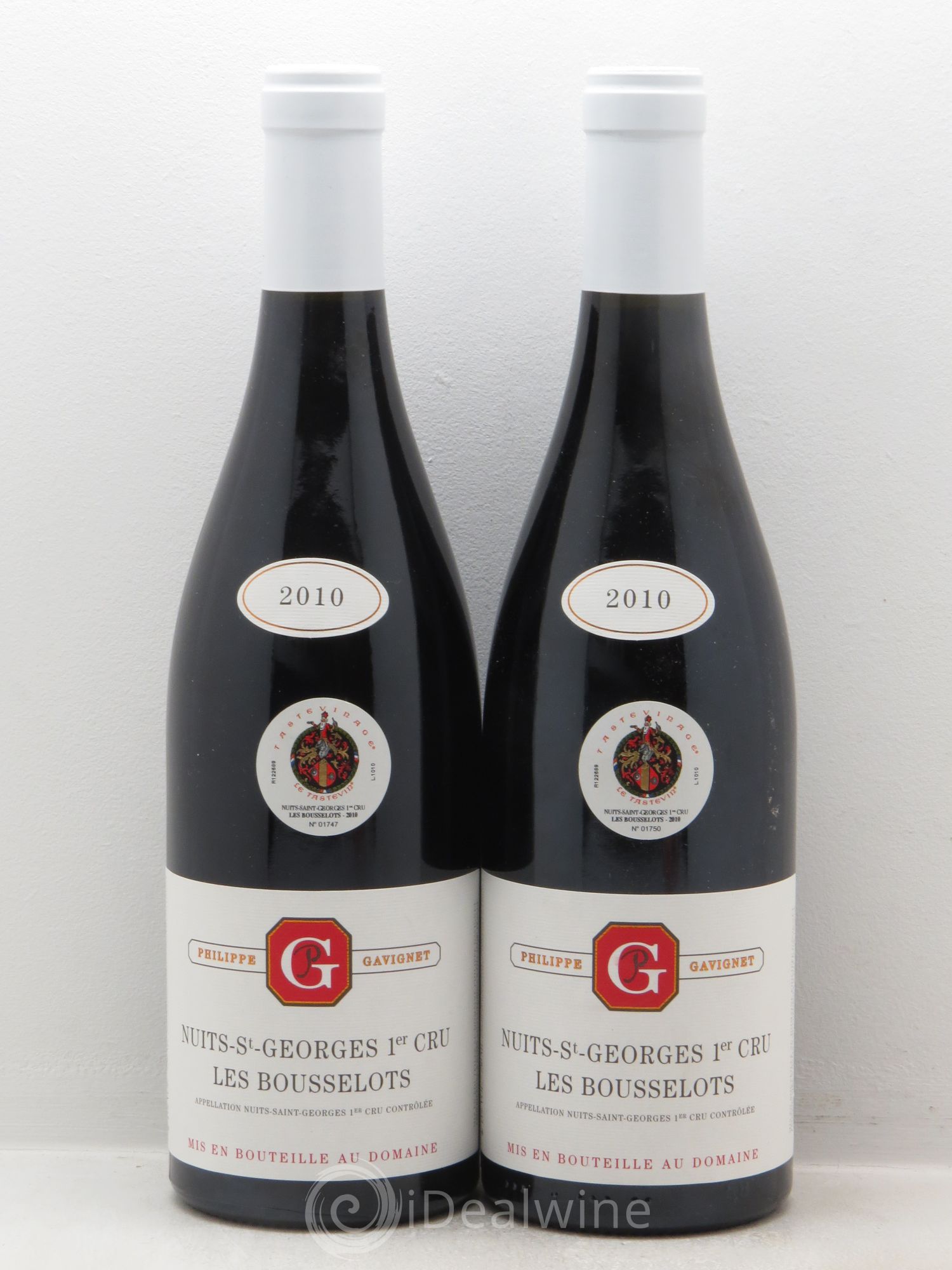 Nuits-Saint-Georges 1er Cru Philippe Gavignet 2010 - Lot de 2 bouteilles - 0