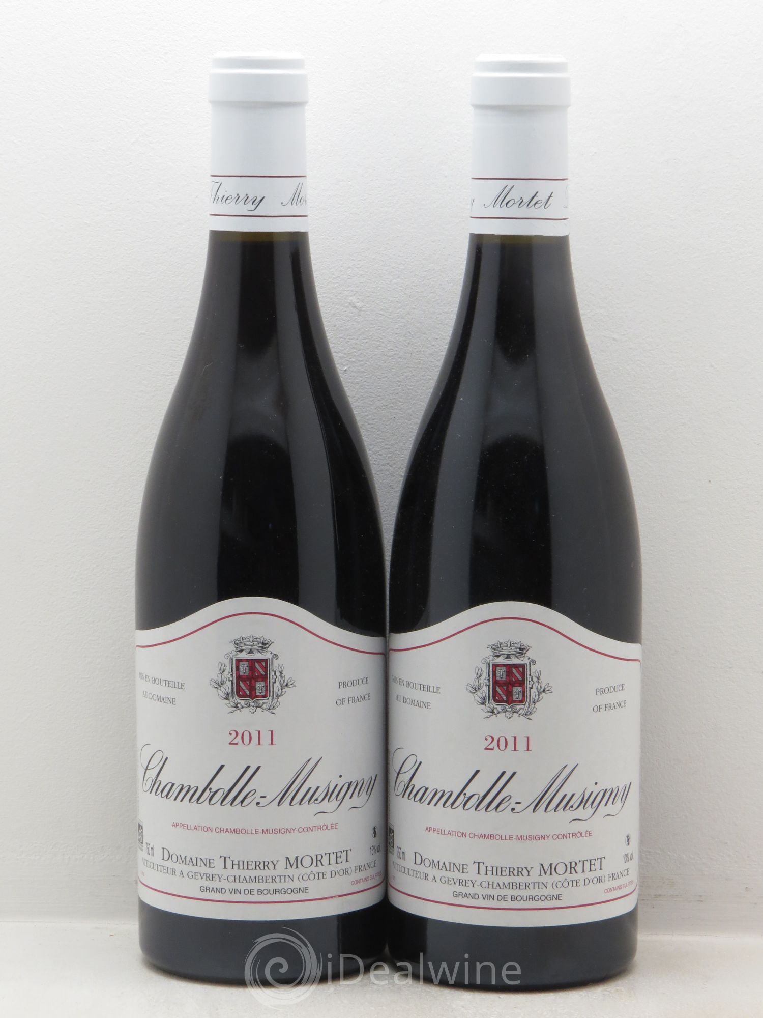 Chambolle-Musigny Thierry Mortet (sans prix de reserve) 2011 - Posten von 2 Flaschen - 0