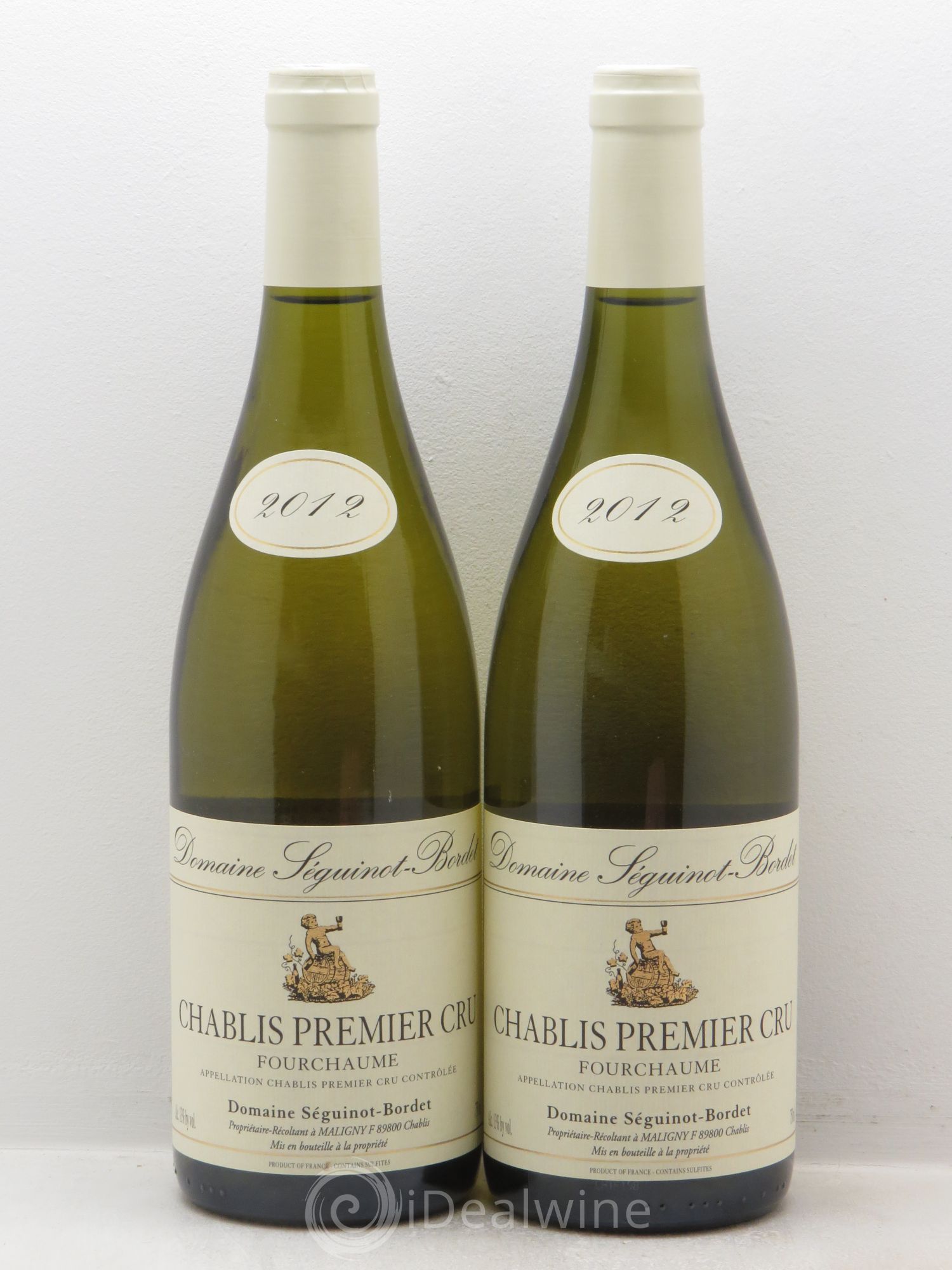 Chablis 1er Cru Seguinot Bordet 2012 - Posten von 2 Flaschen - 0
