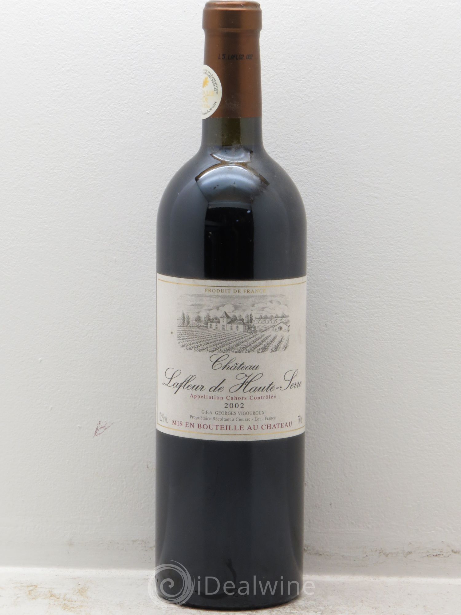 Cahors Château Fleur de Haute Serre 2002 - Posten von 1 Flasche - 0