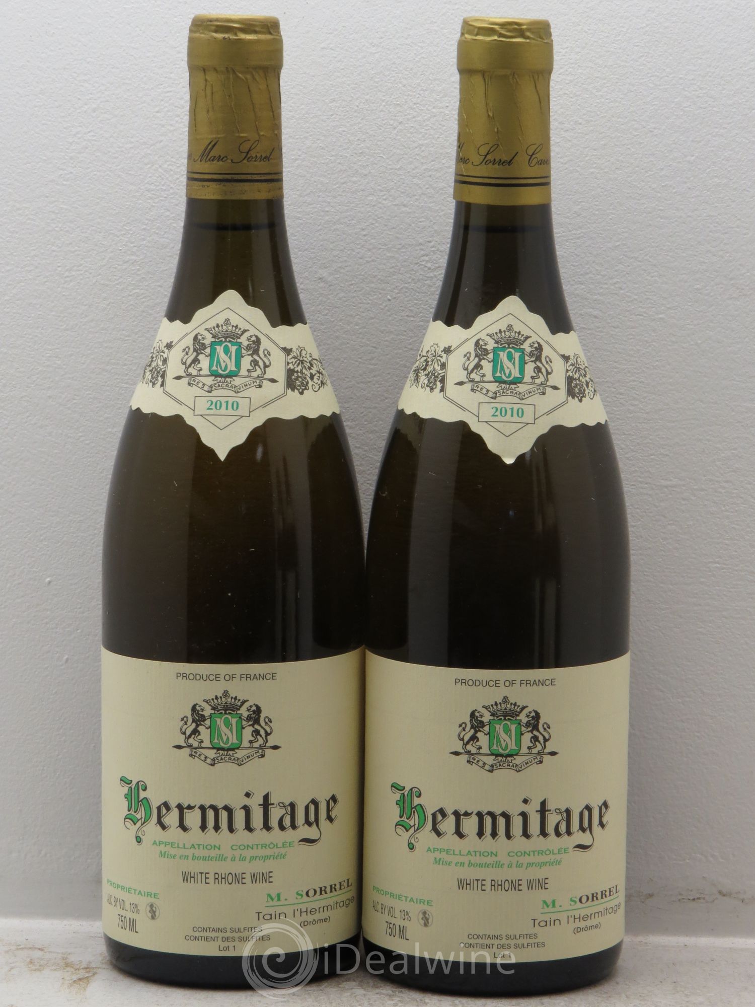 Hermitage 2010 - Lot de 2 bouteilles - 0