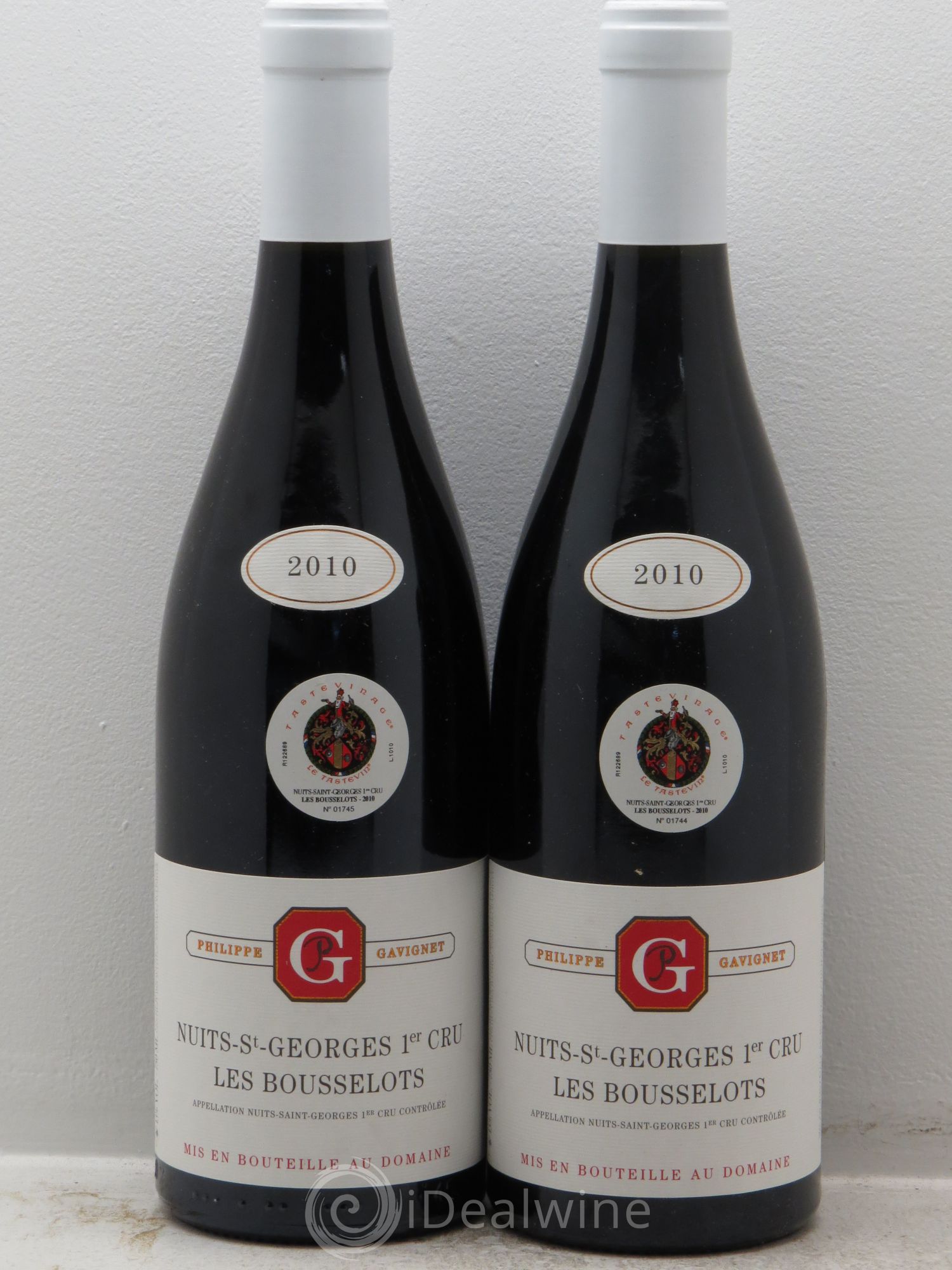 Nuits-Saint-Georges 1er Cru Philippe Gavignet 2010 - Lot de 2 bouteilles - 0