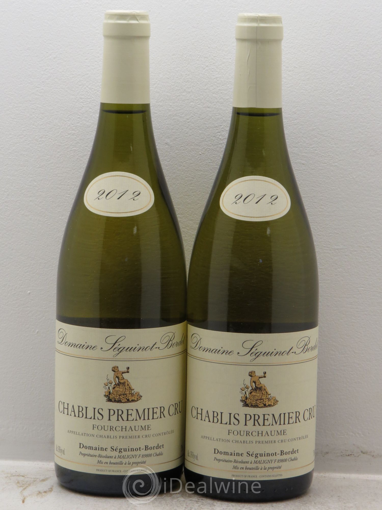 Chablis 1er Cru Domaine Séguinot Bordet 2012 - Posten von 2 Flaschen - 0