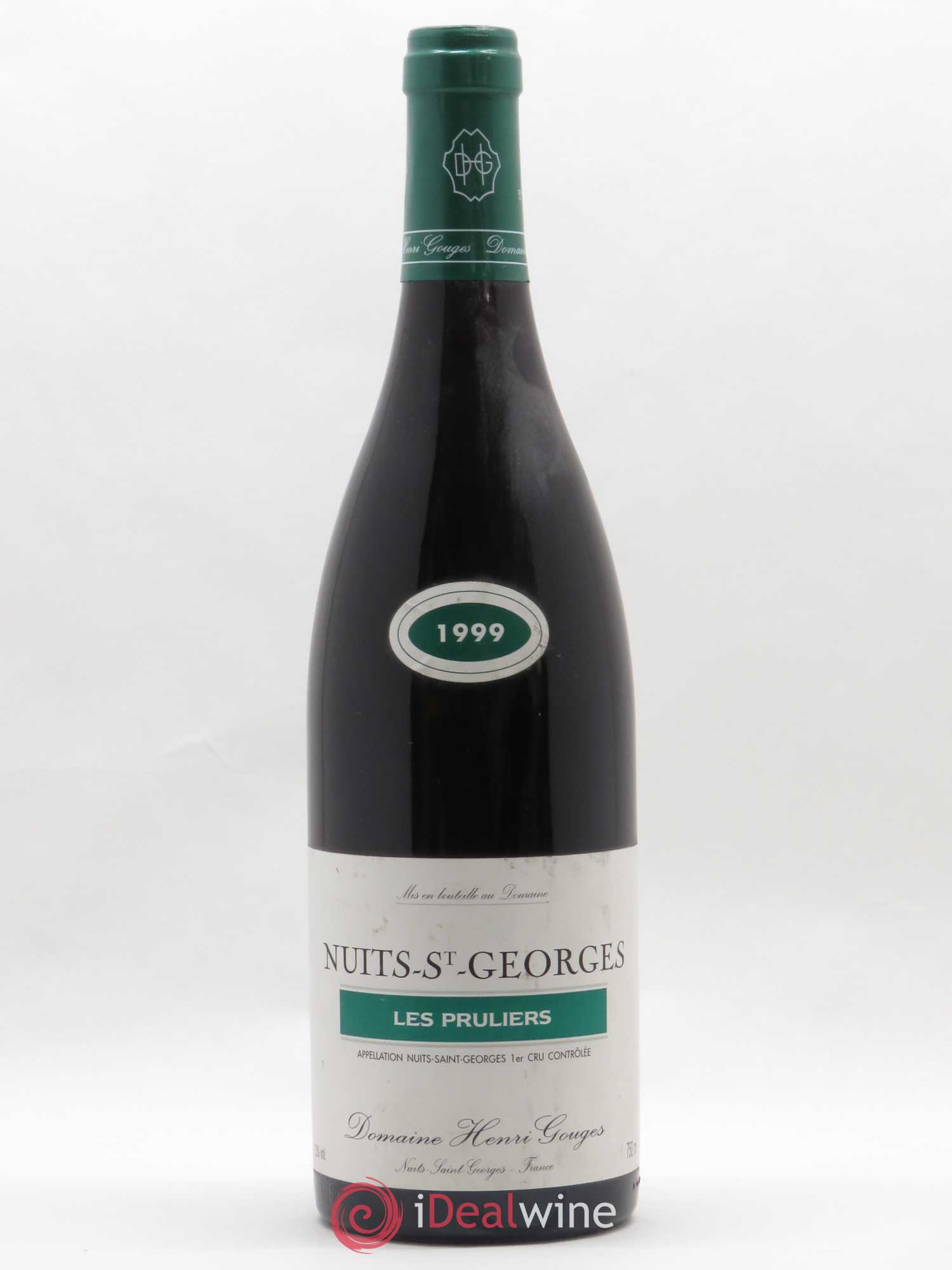 Nuits-Saint-Georges 1er Cru Les Pruliers Henri Gouges 1999 - Lot de 1 bouteille - 0