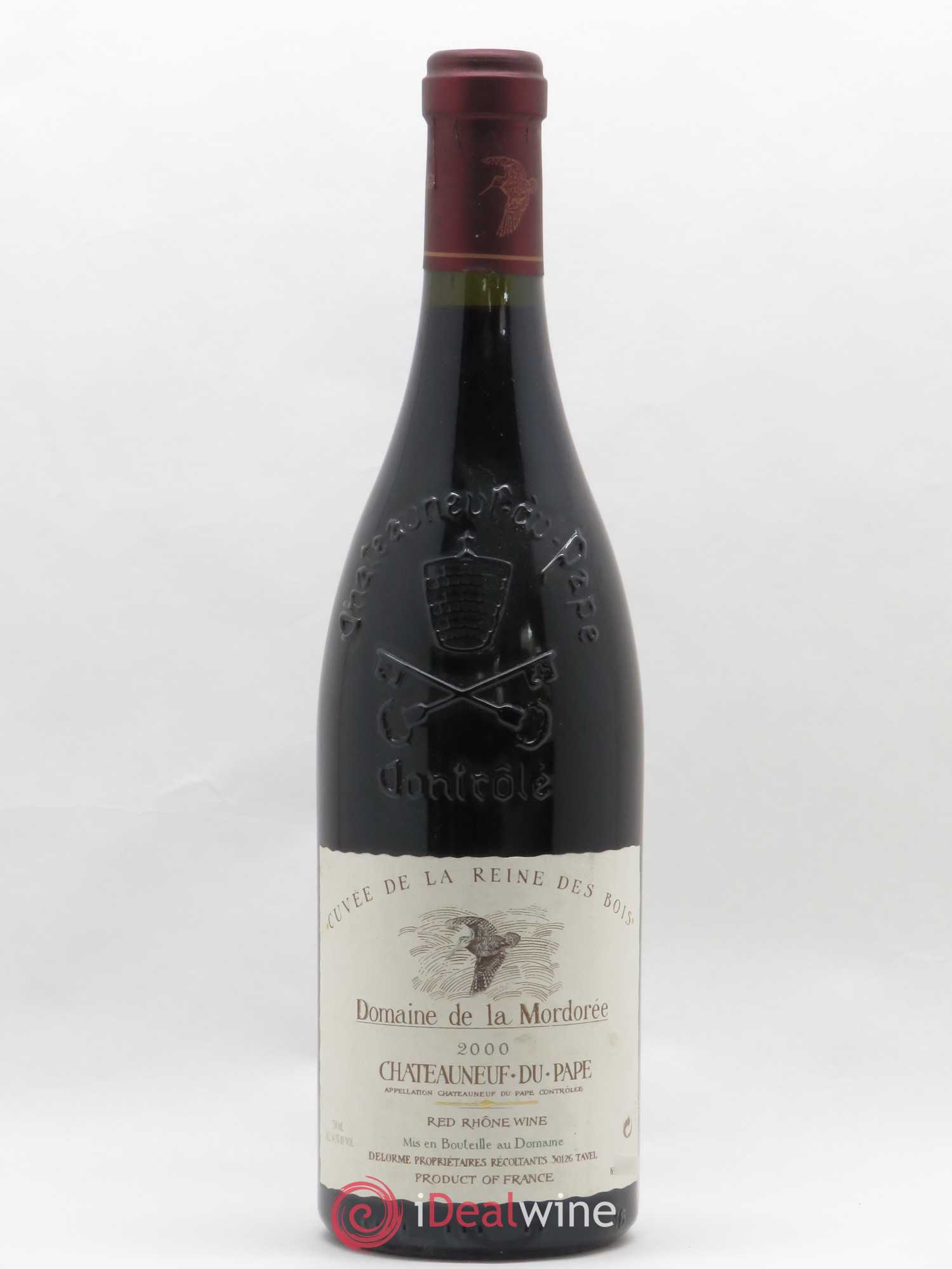 Châteauneuf-du-Pape Cuvée de la Reine des Bois La Mordorée (Domaine de) 2000 - Lot de 1 bouteille - 0