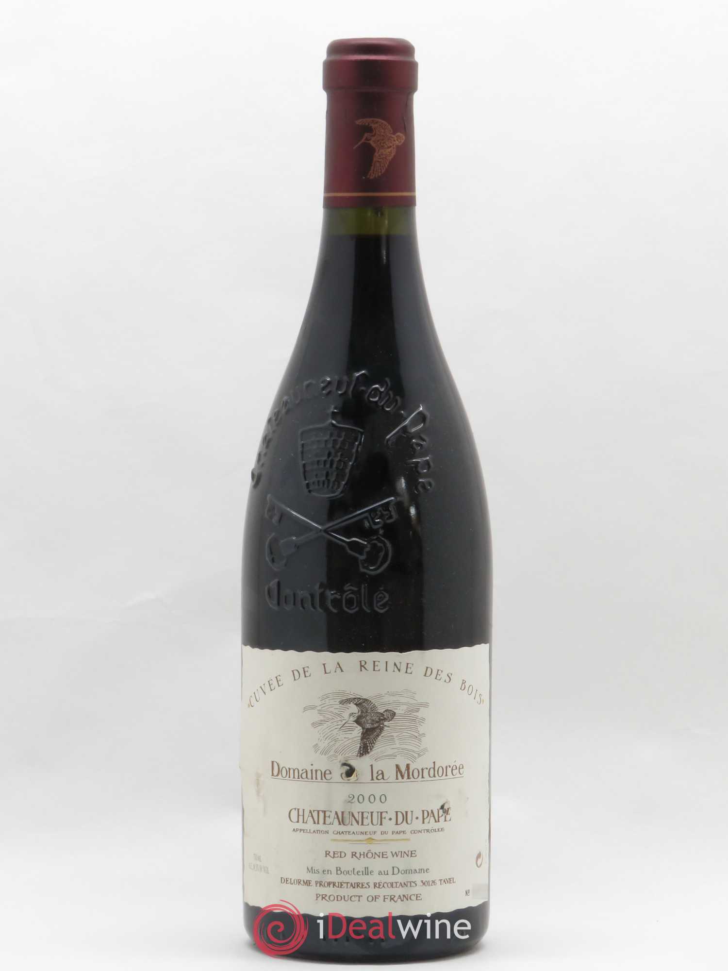 Châteauneuf-du-Pape Cuvée de la Reine des Bois La Mordorée (Domaine de) 2000 - Lot de 1 bouteille - 0
