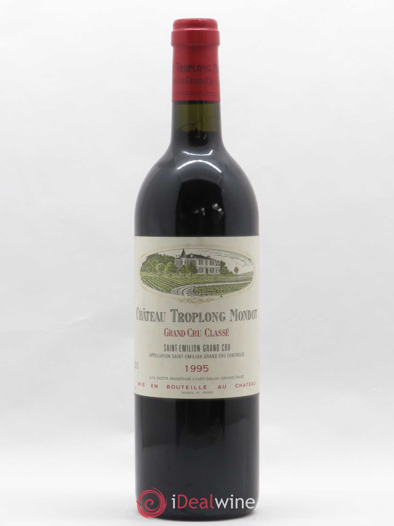 Château Troplong Mondot 1er Grand Cru Classé B 1995 - Lot de 1 bouteille - 0