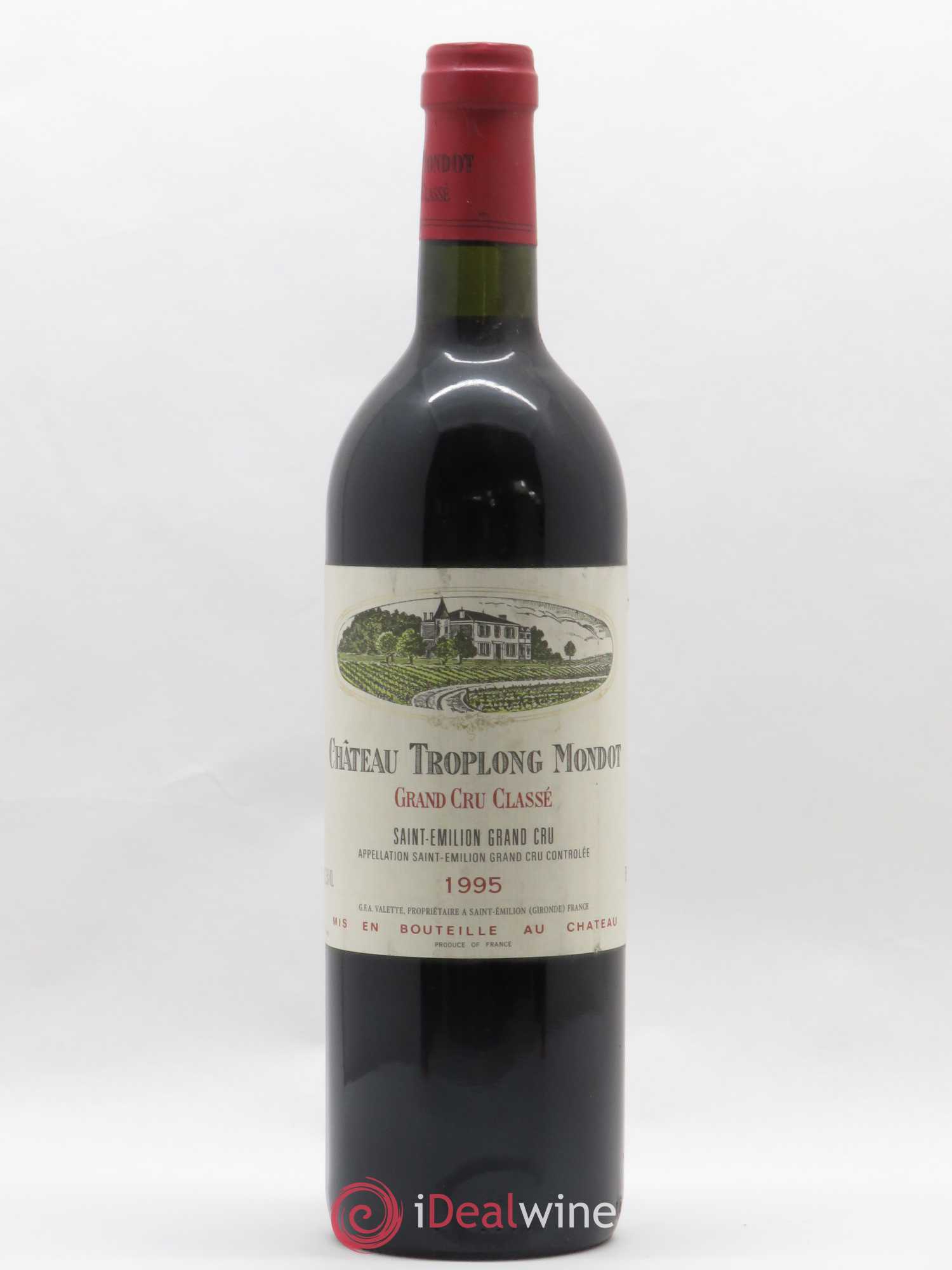 Château Troplong Mondot 1er Grand Cru Classé B 1995 - Lot de 1 bouteille - 0