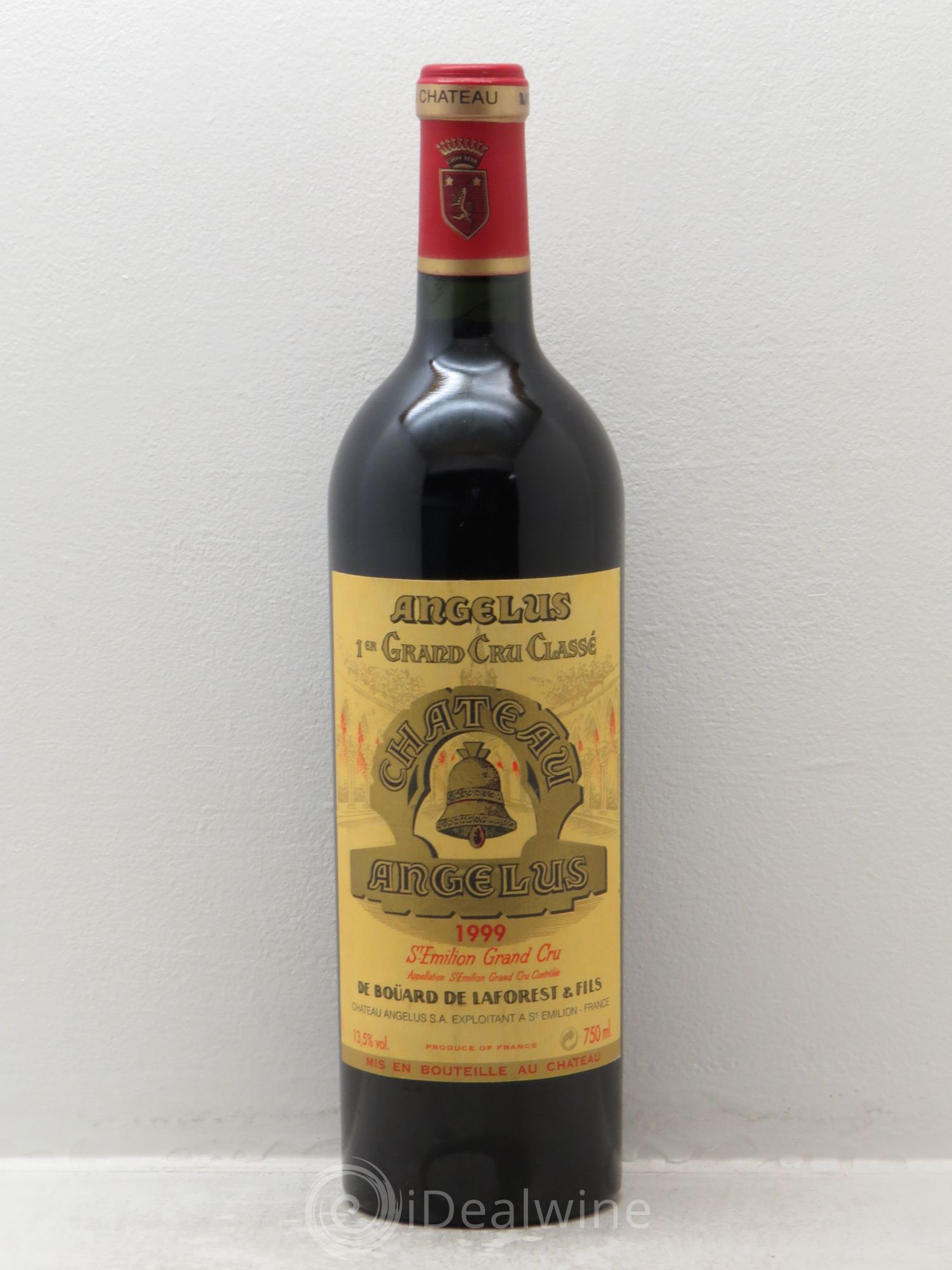 Château Angélus 1er Grand Cru Classé A 1999 - Lot de 1 bouteille - 0