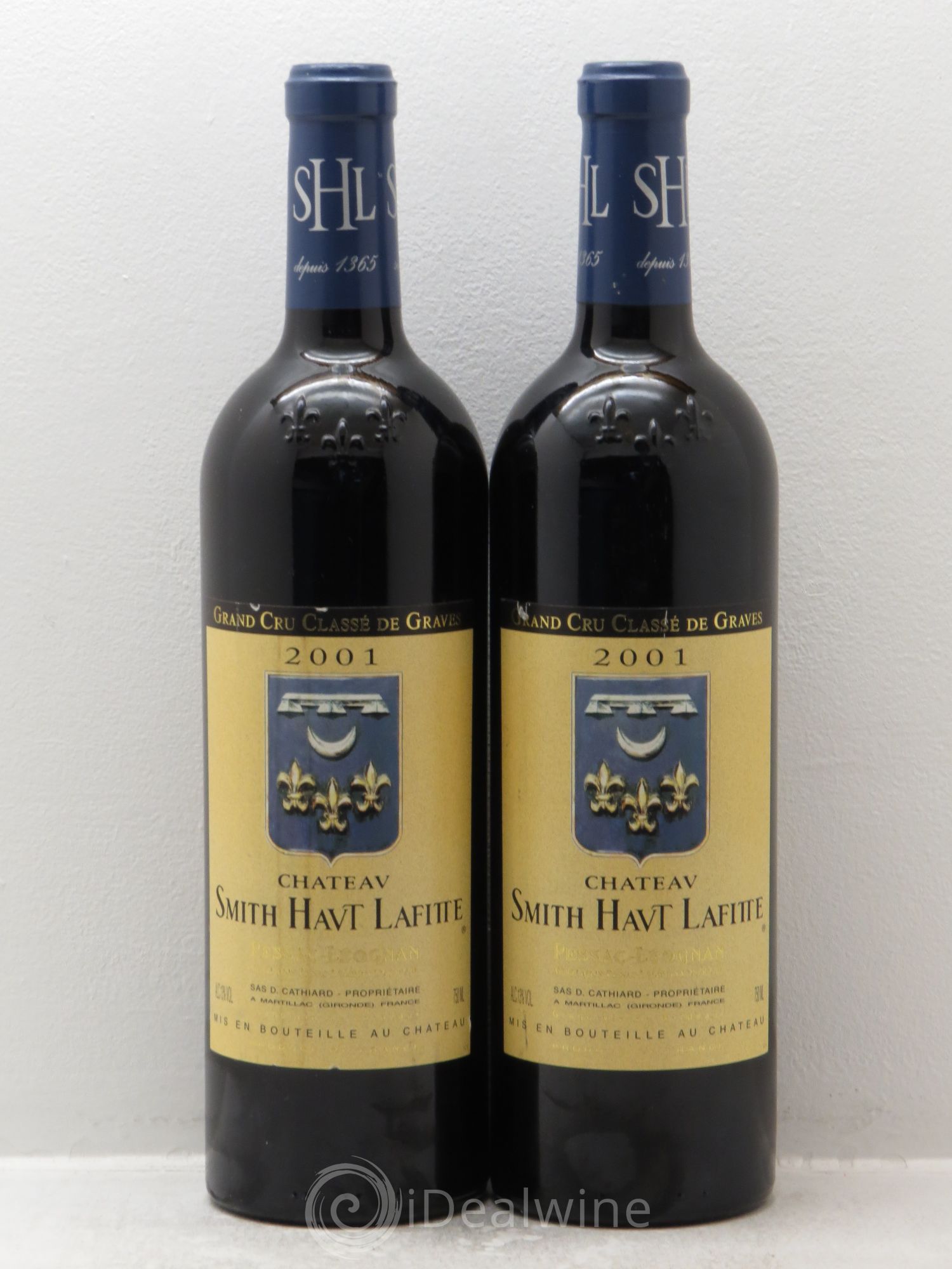 Château Smith Haut Lafitte Cru Classé de Graves 2001 - Lot de 2 bouteilles - 0