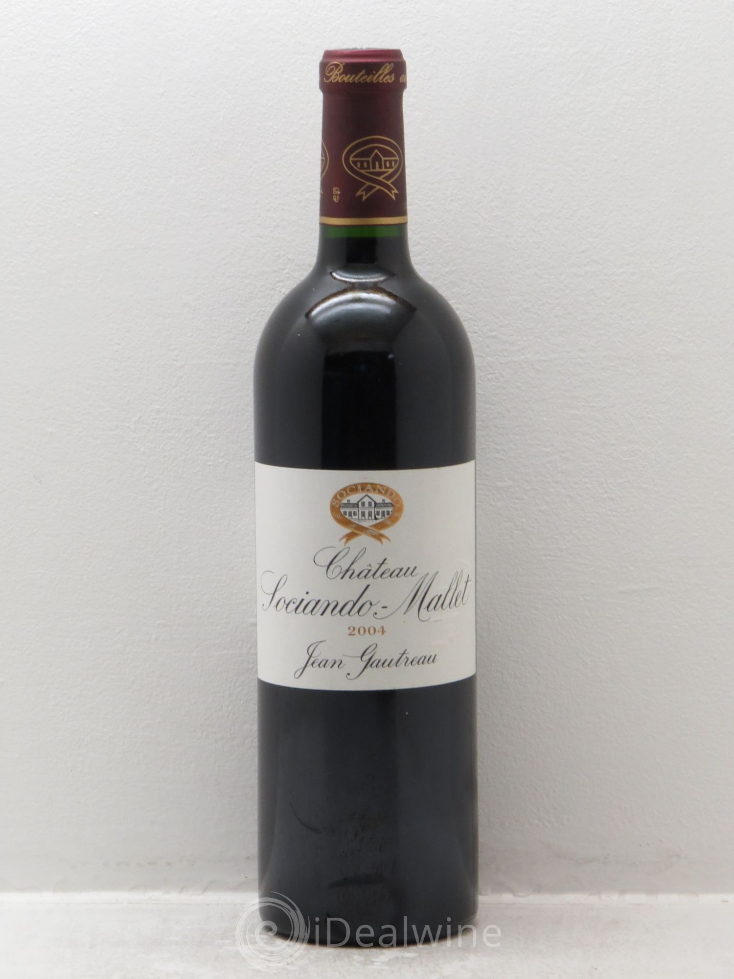 Château Sociando Mallet 2004 - Lot de 1 bouteille - 0