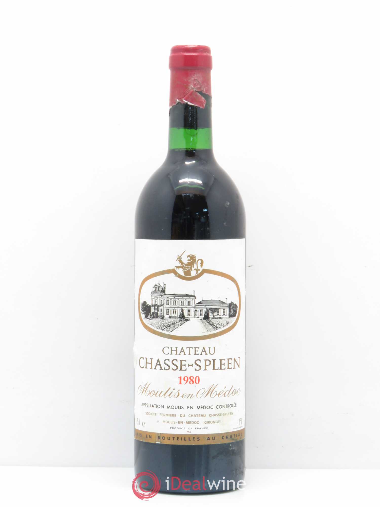 Château Chasse Spleen 1980 - Lot de 1 bouteille - 0