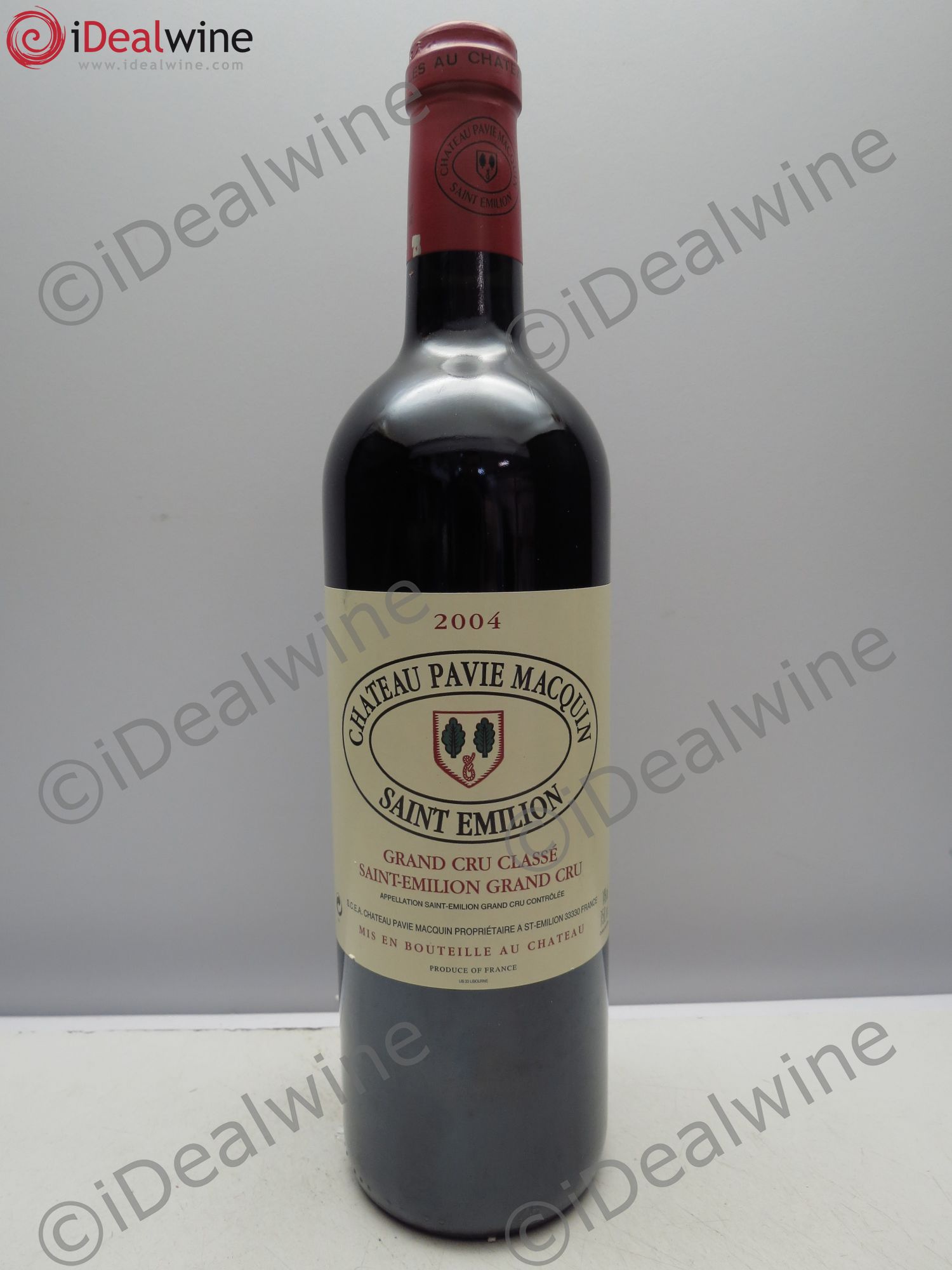 Château Pavie Macquin 1er Grand Cru Classé B 2004 - Lot de 6 bouteilles - 0