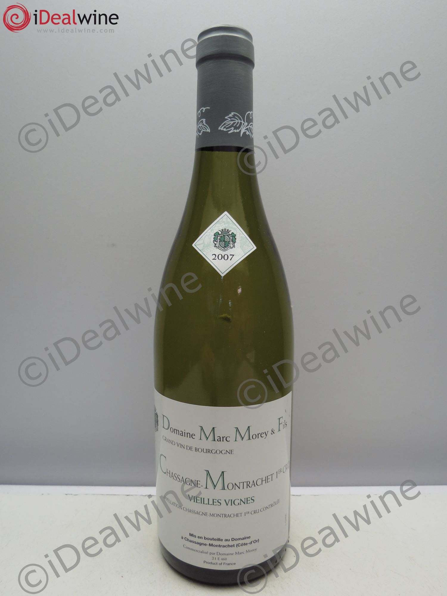 Chassagne-Montrachet 1er Cru Vieilles Vignes - Négoce Marc Morey & fils 2007 - Lotto di 6 bottiglie - 0