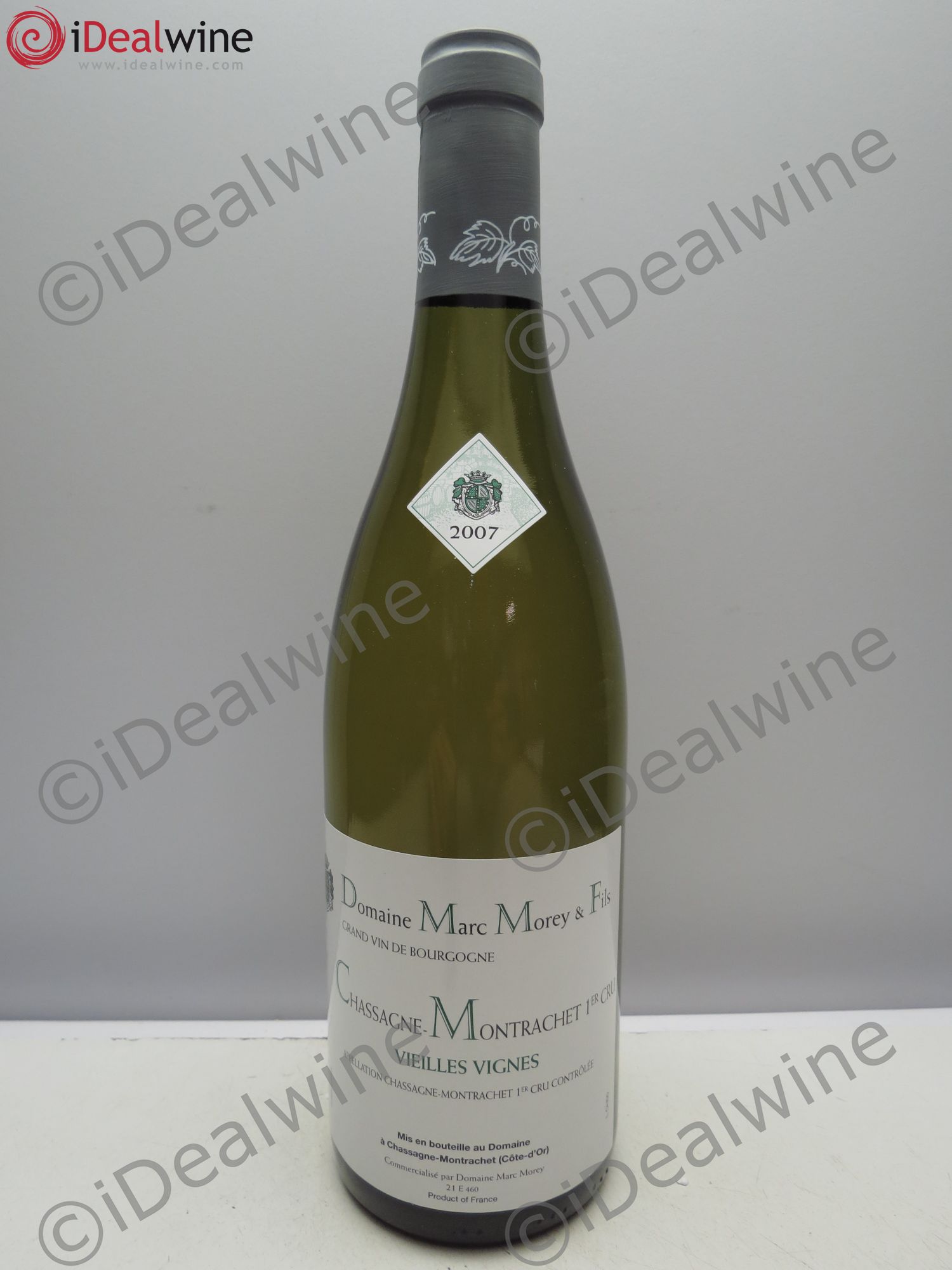 Chassagne-Montrachet 1er Cru Vieilles Vignes - Négoce Marc Morey & fils 2007 - Lotto di 6 bottiglie - 0