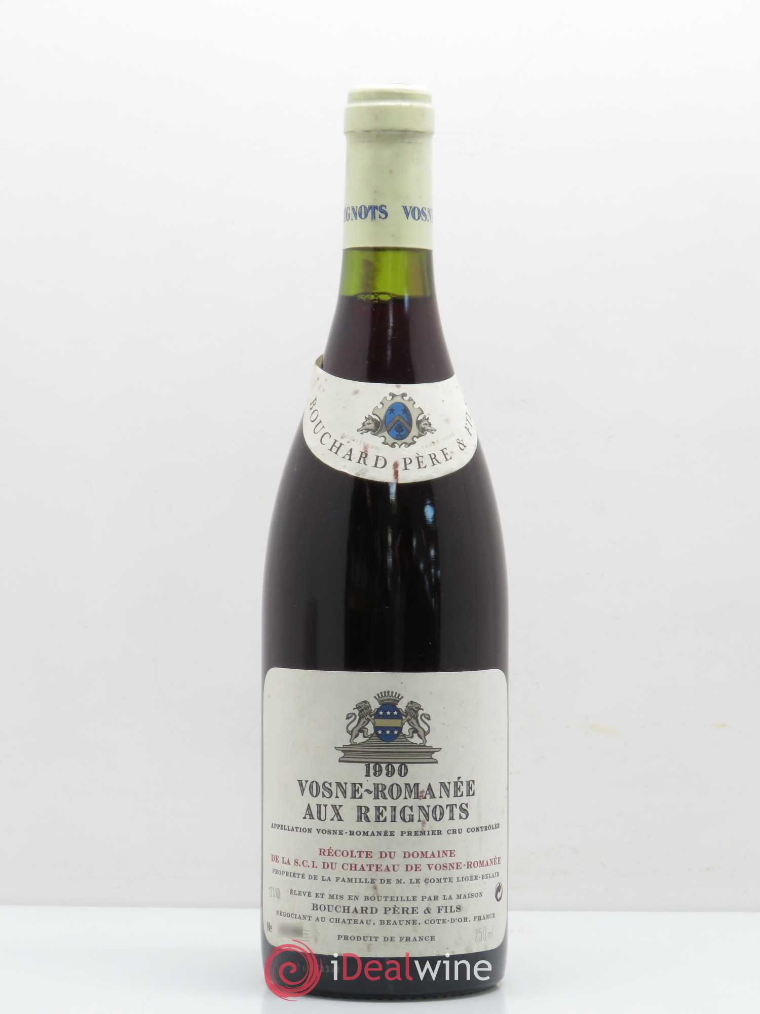 Vosne-Romanée 1er Cru Aux Reignots Ch. de Vosne-Romanée Comte Liger-Belair (Domaine du) 1990 - Lot de 1 bouteille - 0