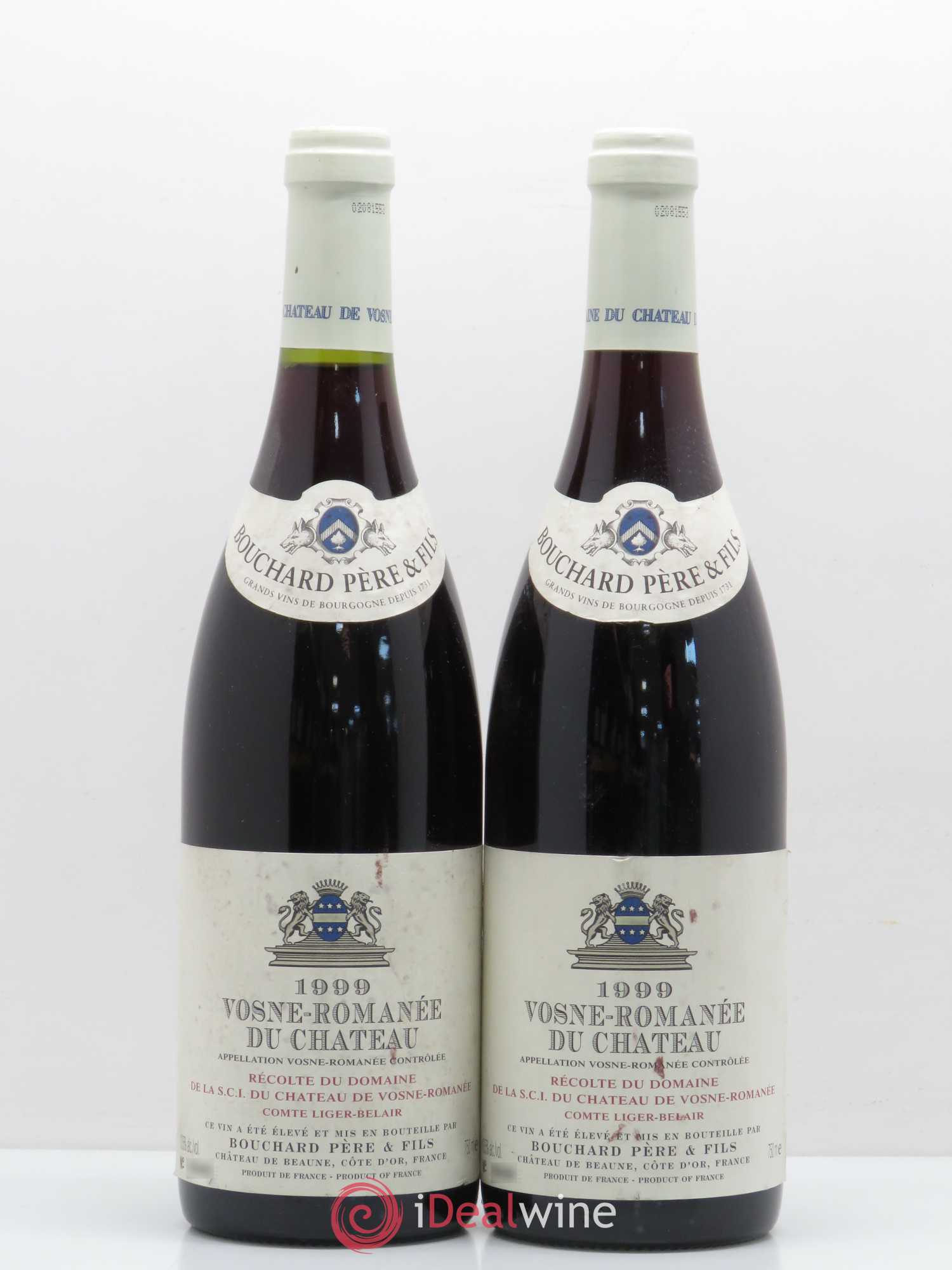 Vosne-Romanée Comte Liger-Belair (Domaine du) 1999 - Lot de 2 bouteilles - 0