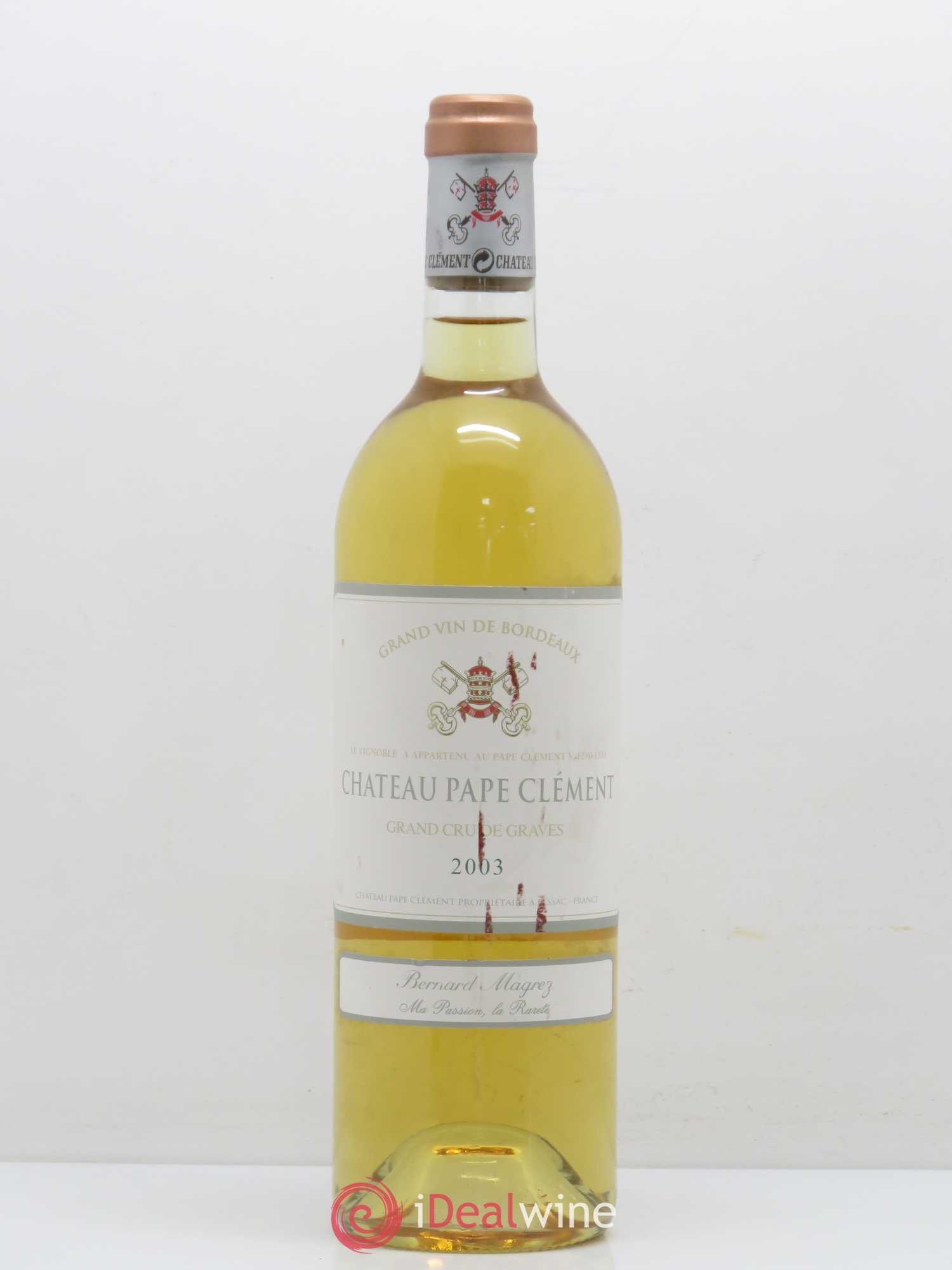 Château Pape Clément 2003 - Lot de 1 bouteille - 0
