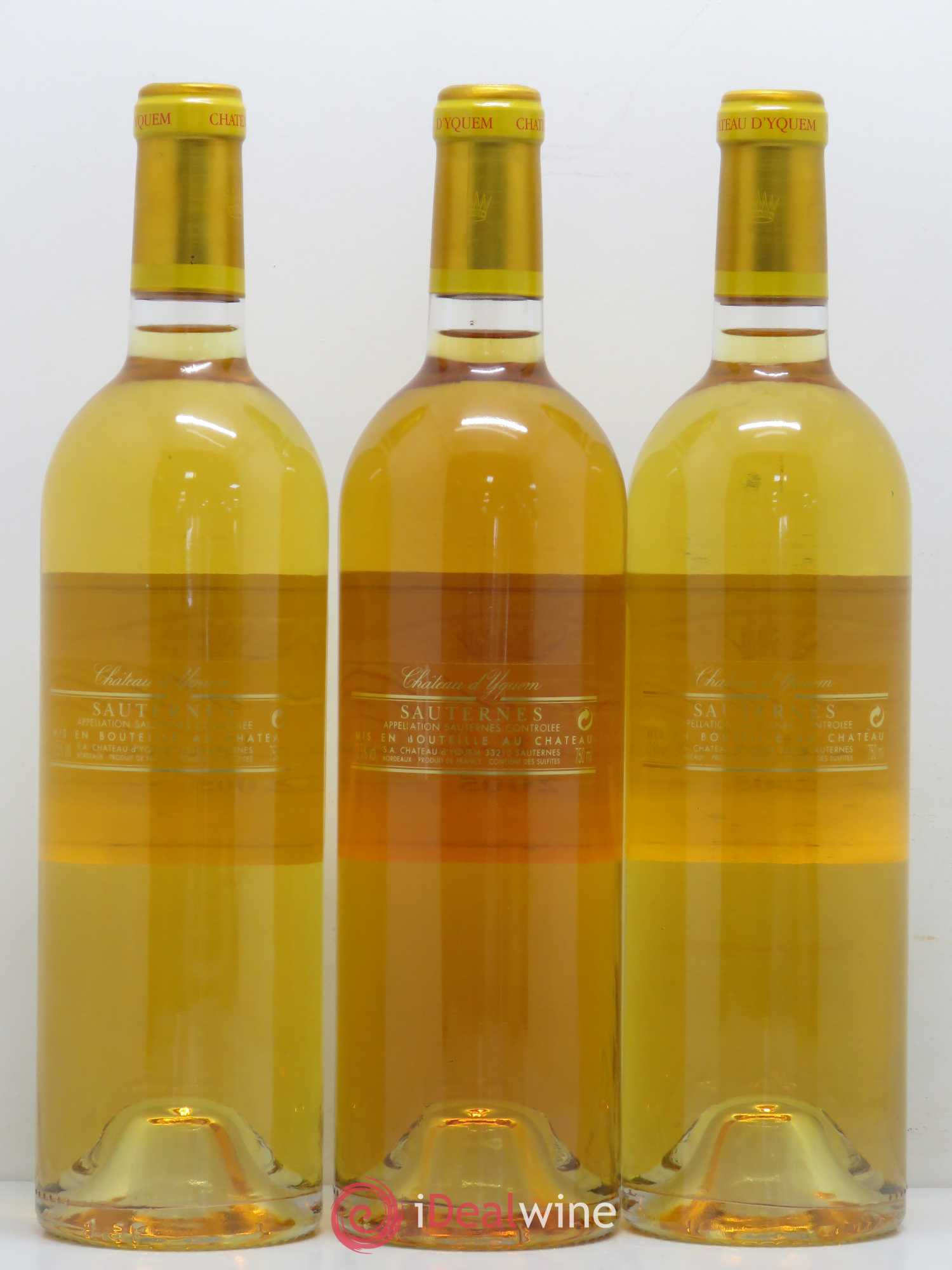 Château d' Yquem 1er Cru Classé Supérieur (senza prezzo di riserva) 2005 - Lotto di 3 bottiglie - 1