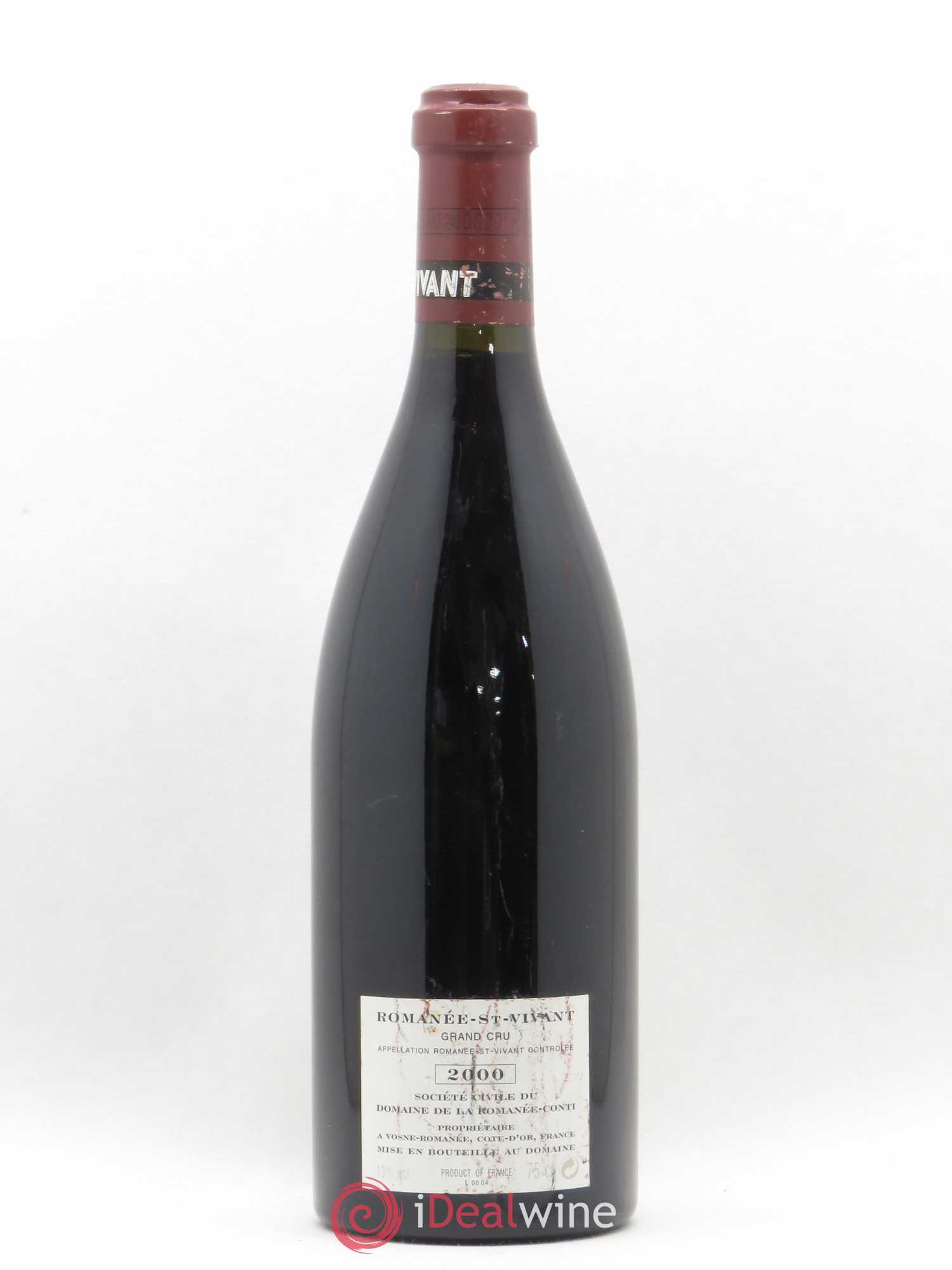 Romanée-Saint-Vivant Grand Cru Domaine de la Romanée-Conti 2000 - Lot de 1 bouteille - 1